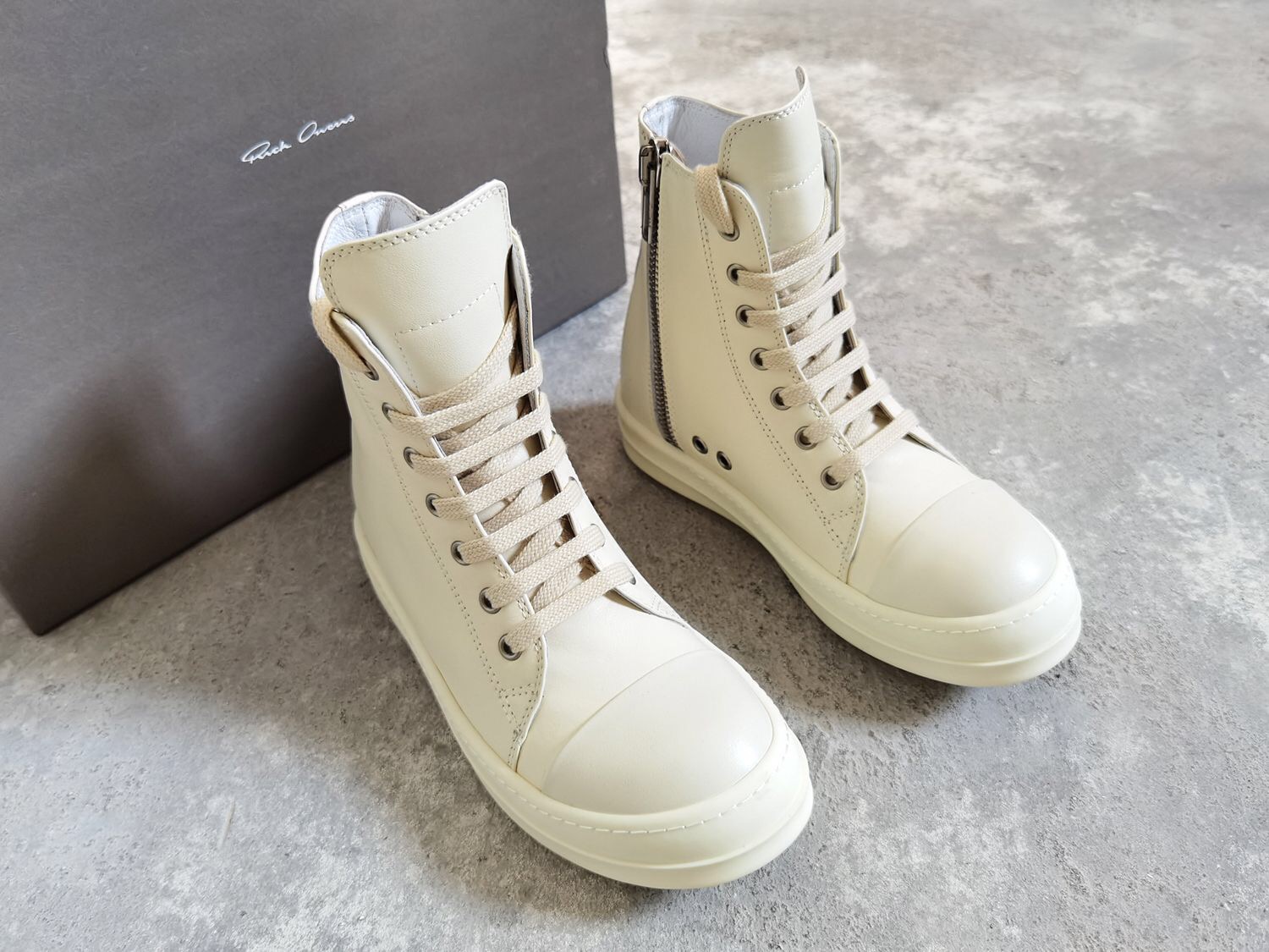 Men Women R*ick O*wens Top Sneaker