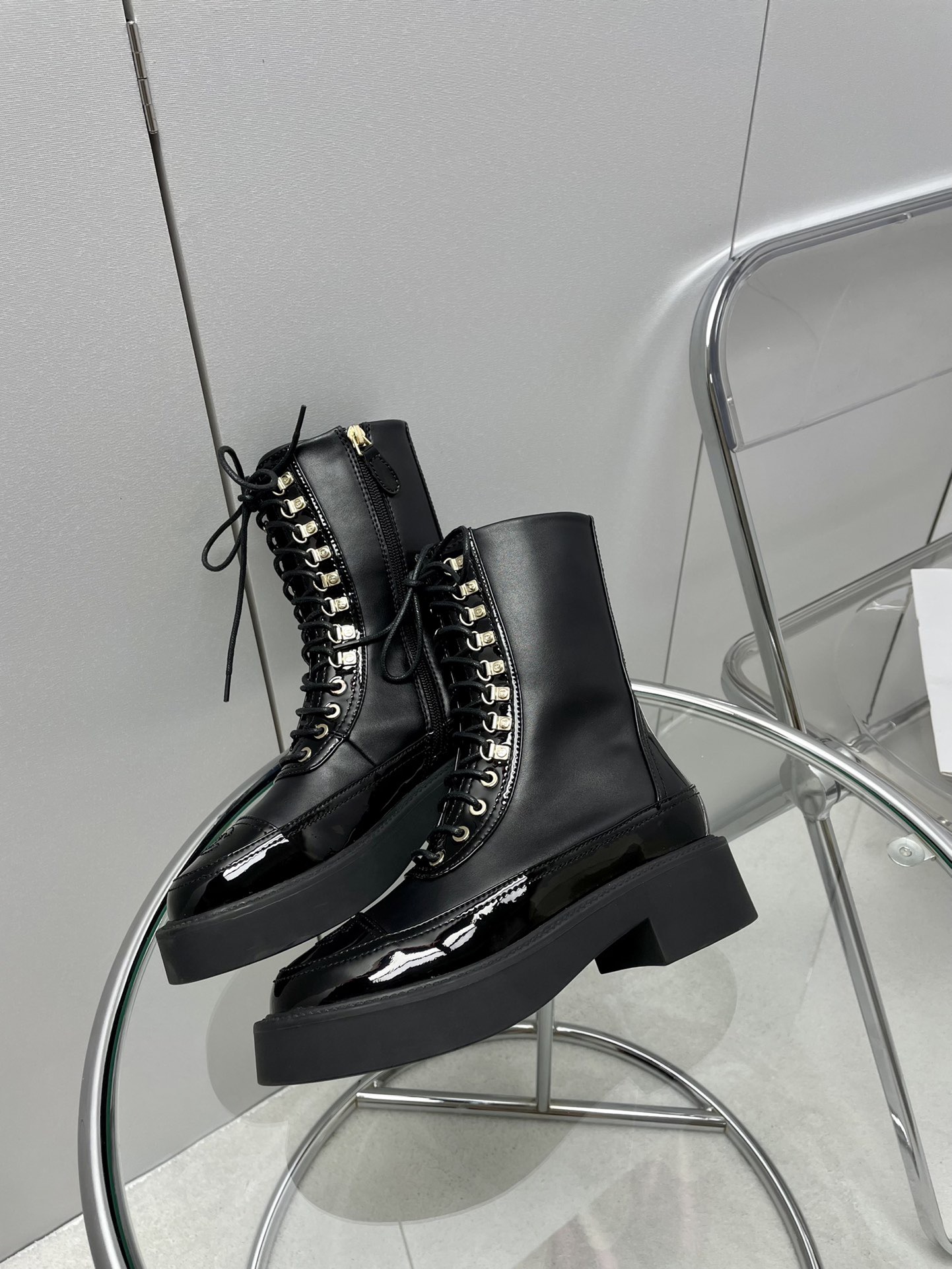 Women C*hanel Top Boots Maikesneakers