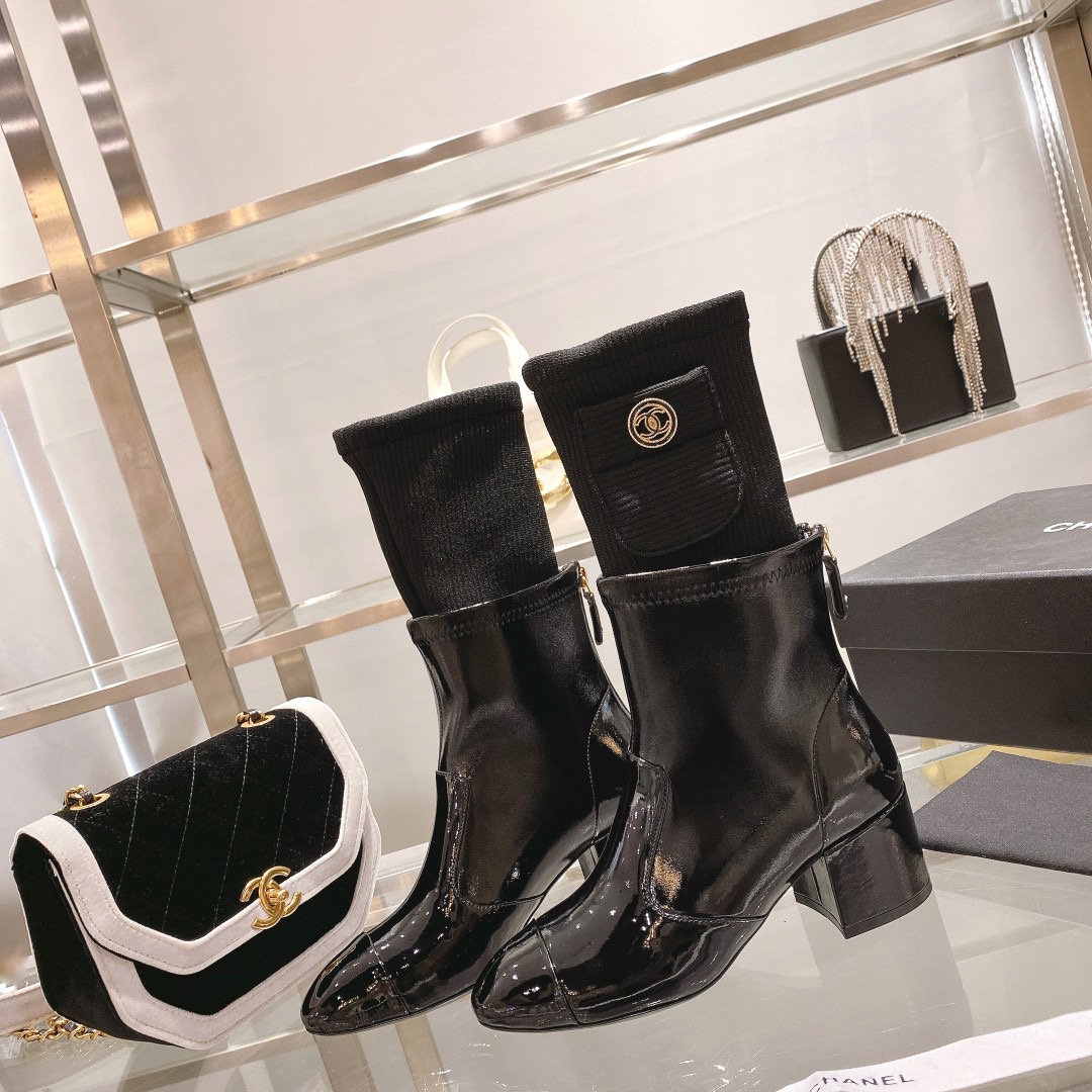 Women C*hanel Top Boots Maikesneakers