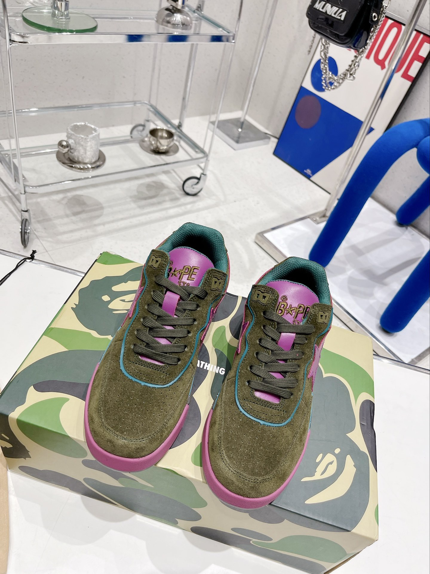 Men Women B*ape sta low Top Sneaker