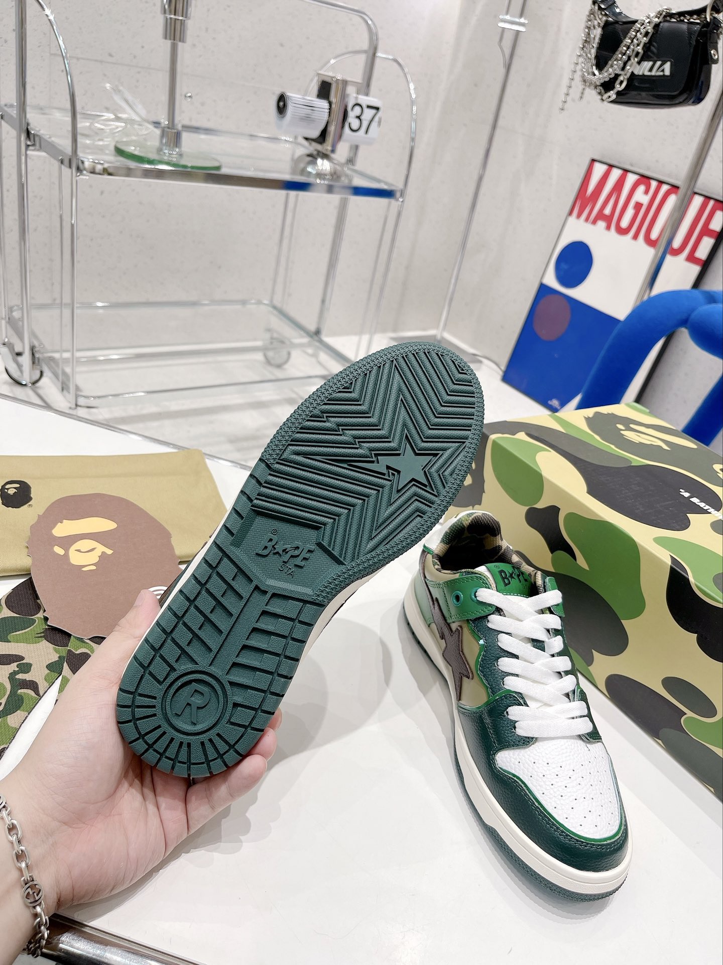 Men Women B*ape sta to low Top Sneaker