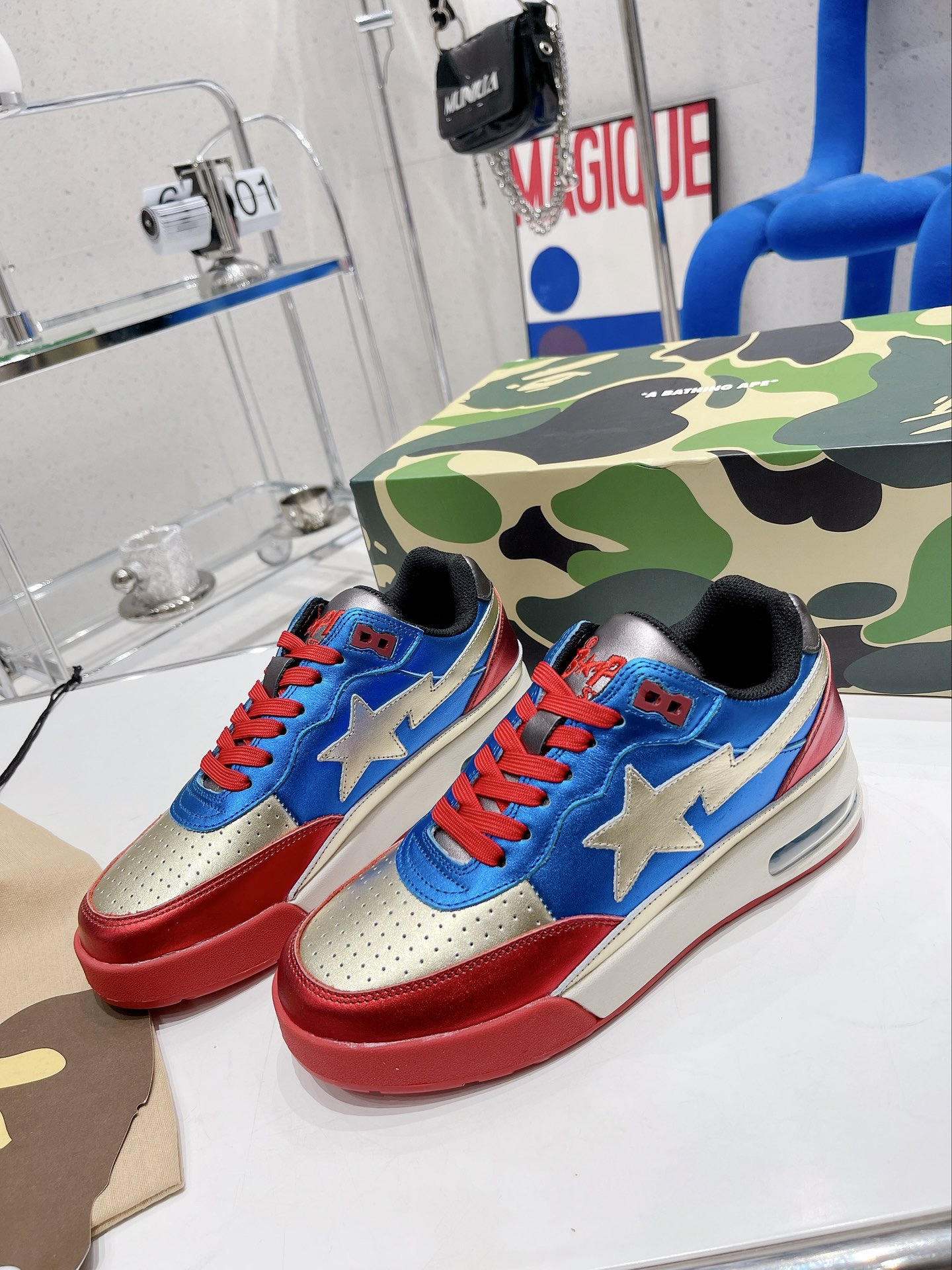 Men Women B*ape Top Sneaker