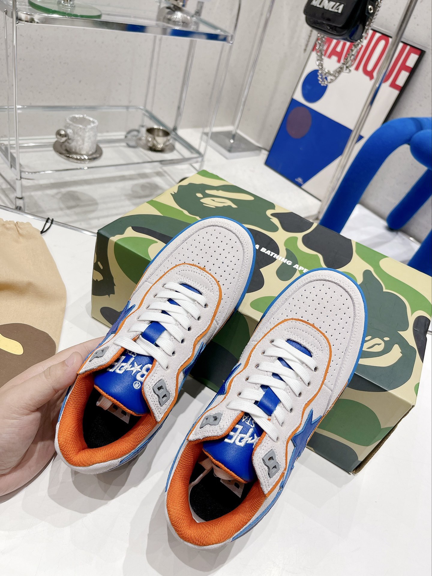 Men Women B*ape sta to low Top Sneaker