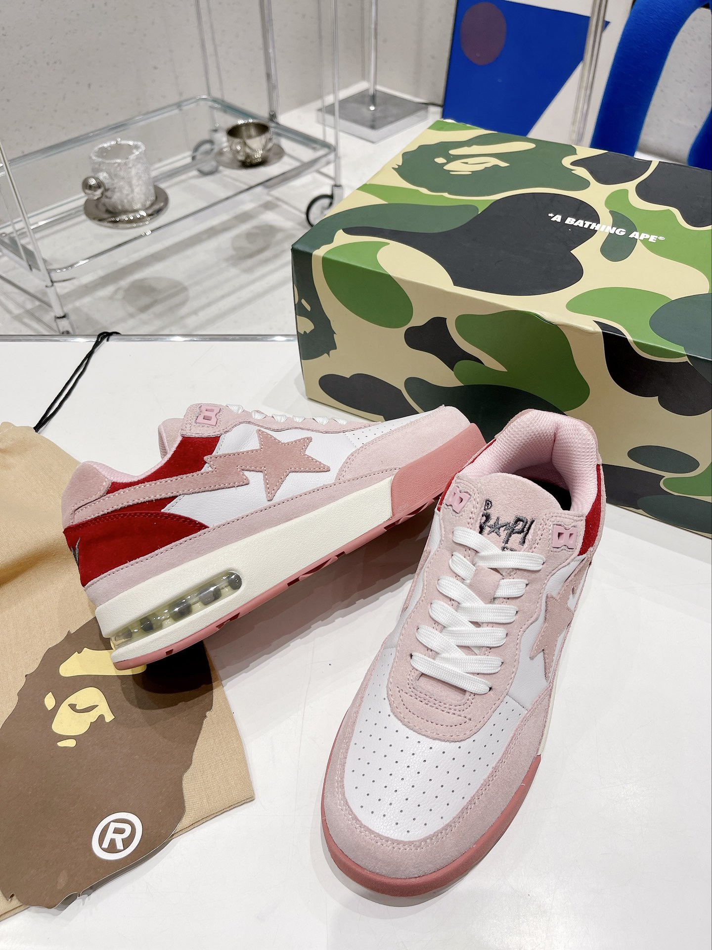 Men Women B*ape Top Sneaker