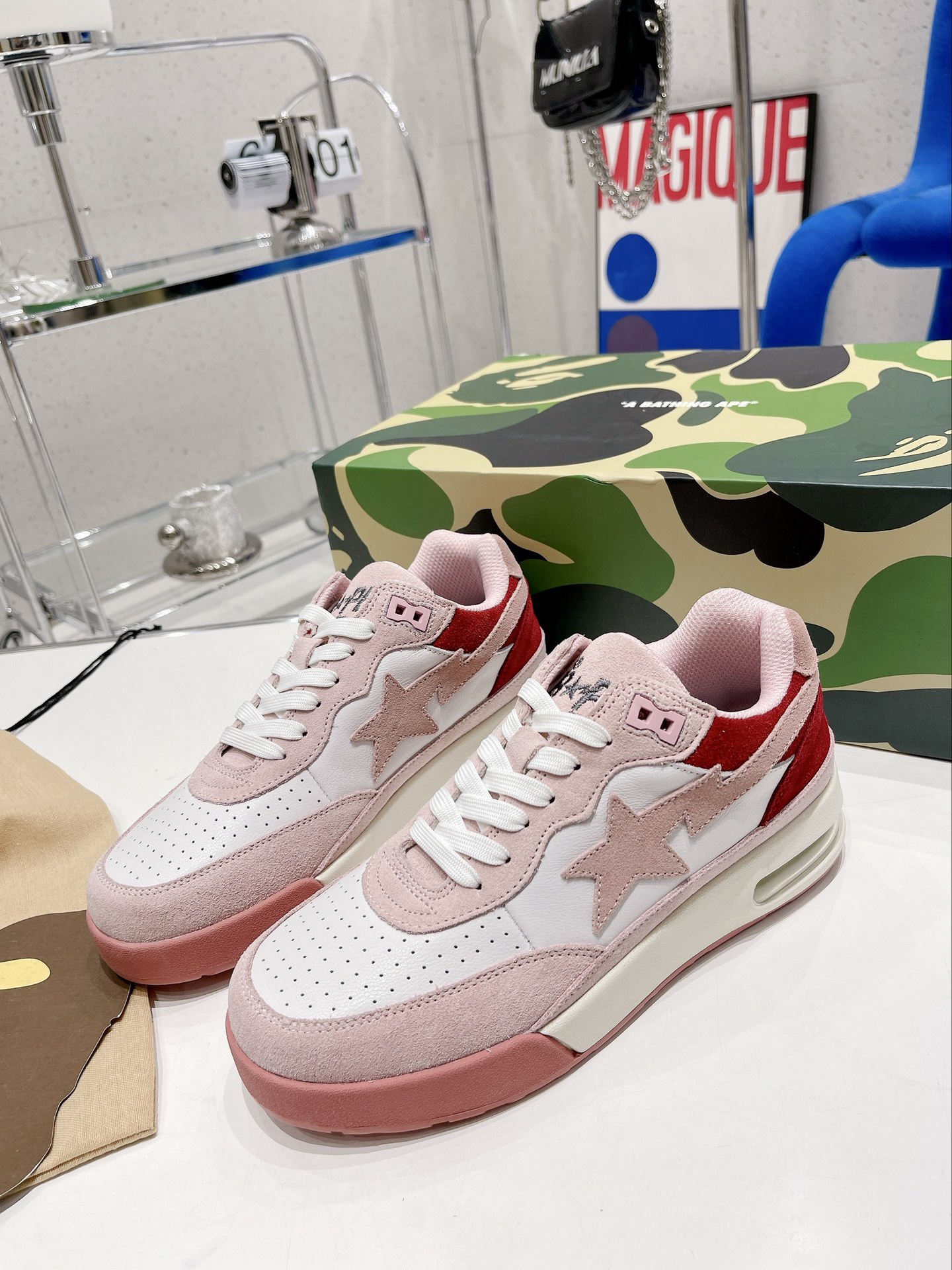 Men Women B*ape Top Sneaker