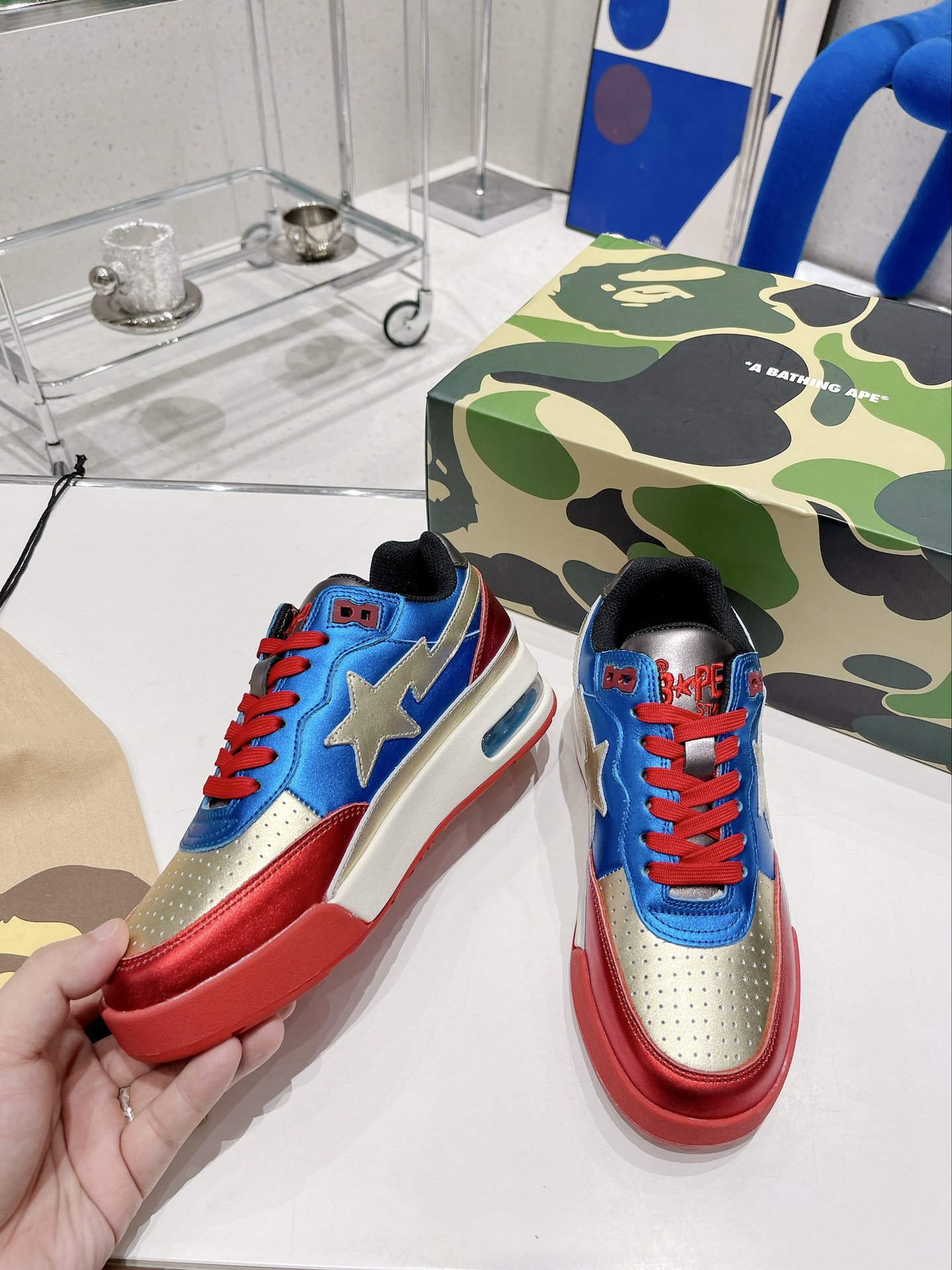 Men Women B*ape Top Sneaker