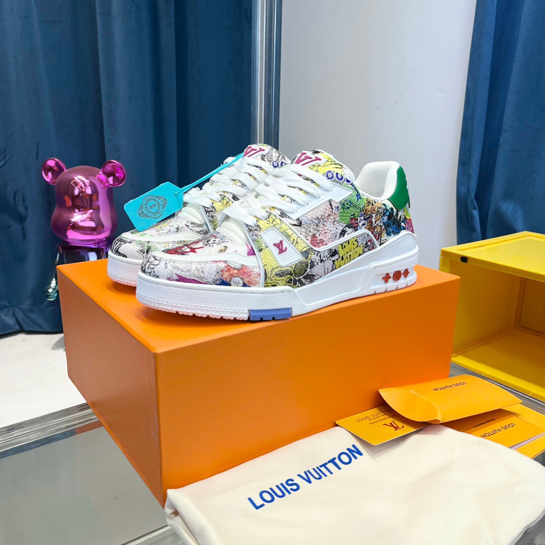 Men Women L*ouis V*uitton Top Sneaker Maikesneakers