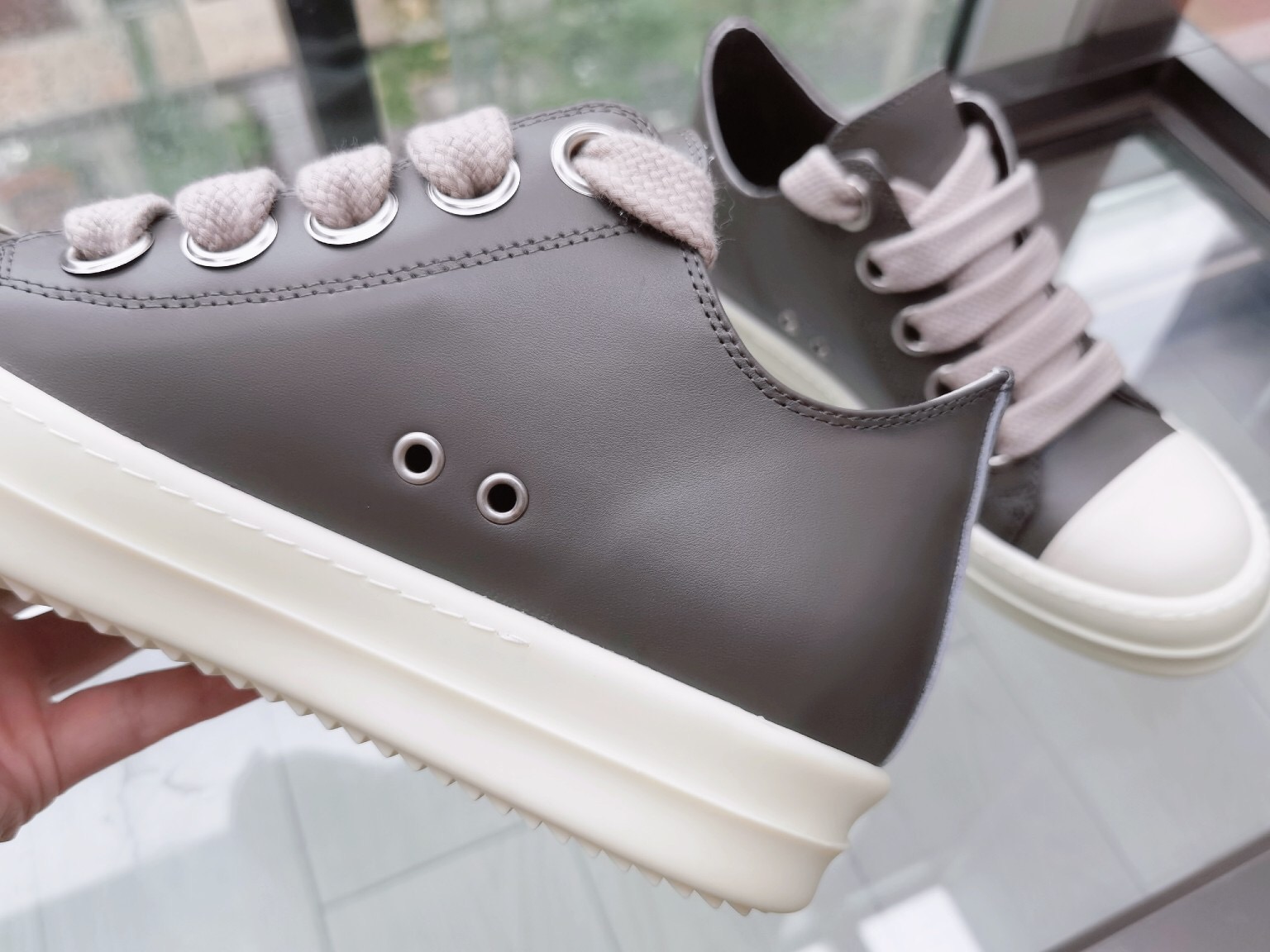 Men Women R*ick O*wens Top Sneaker