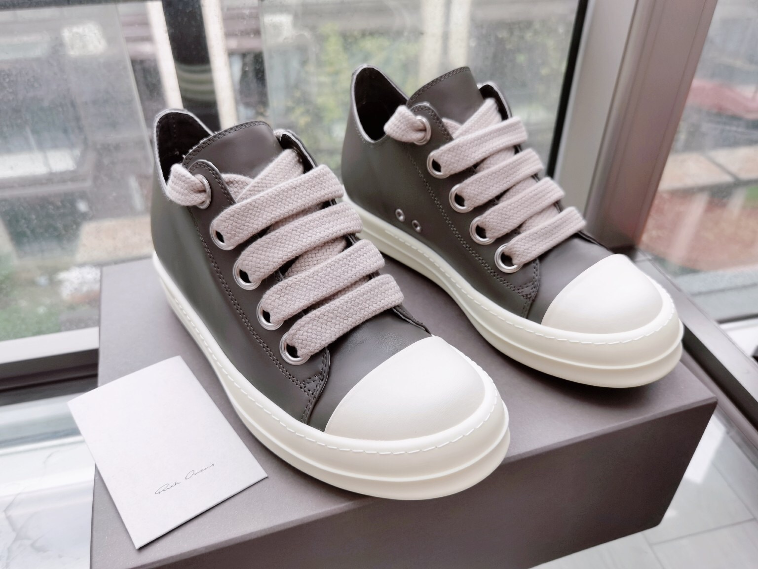 Men Women R*ick O*wens Top Sneaker