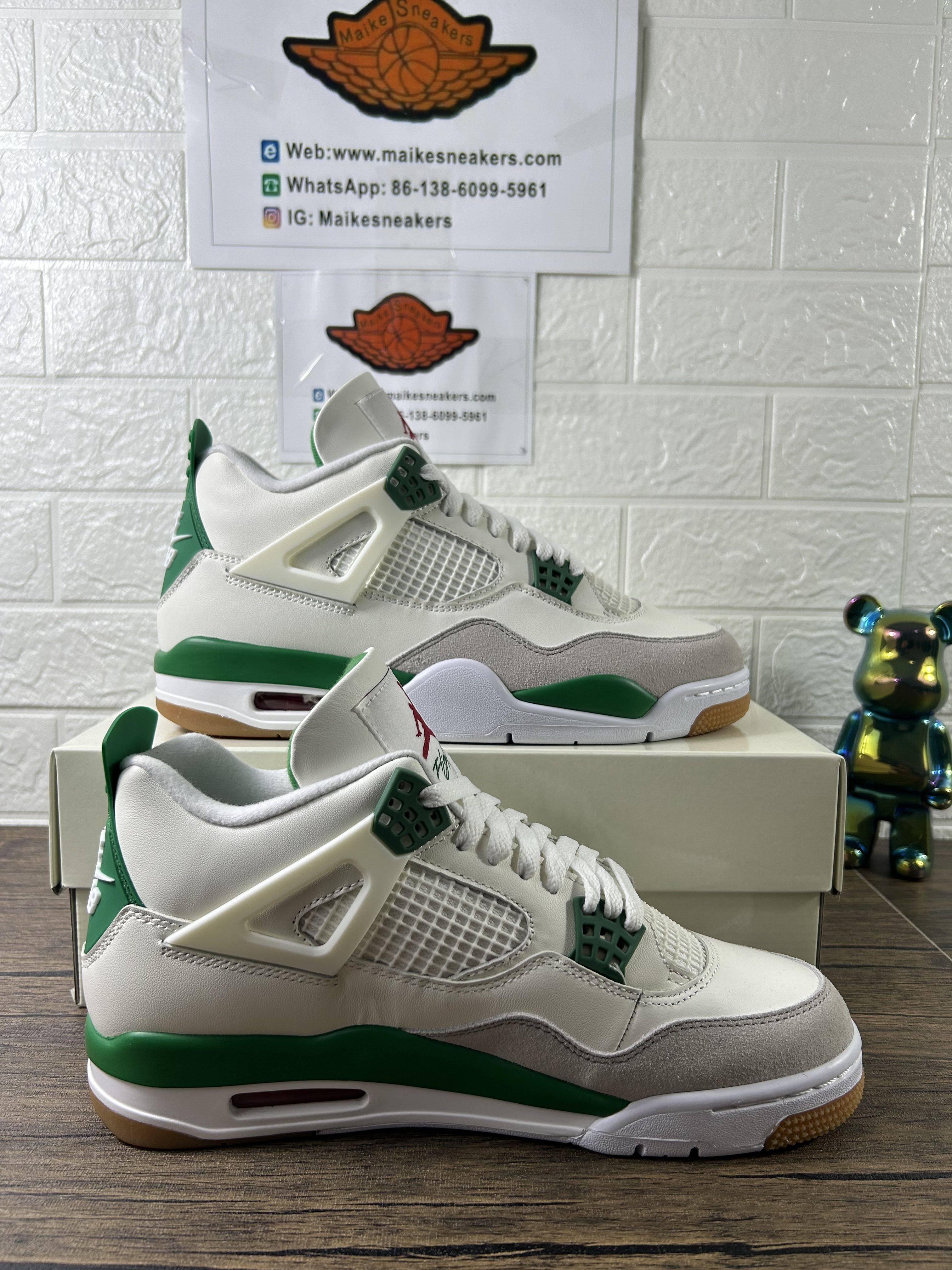 Nike Air Jordan 4 aj4  Pine Green
