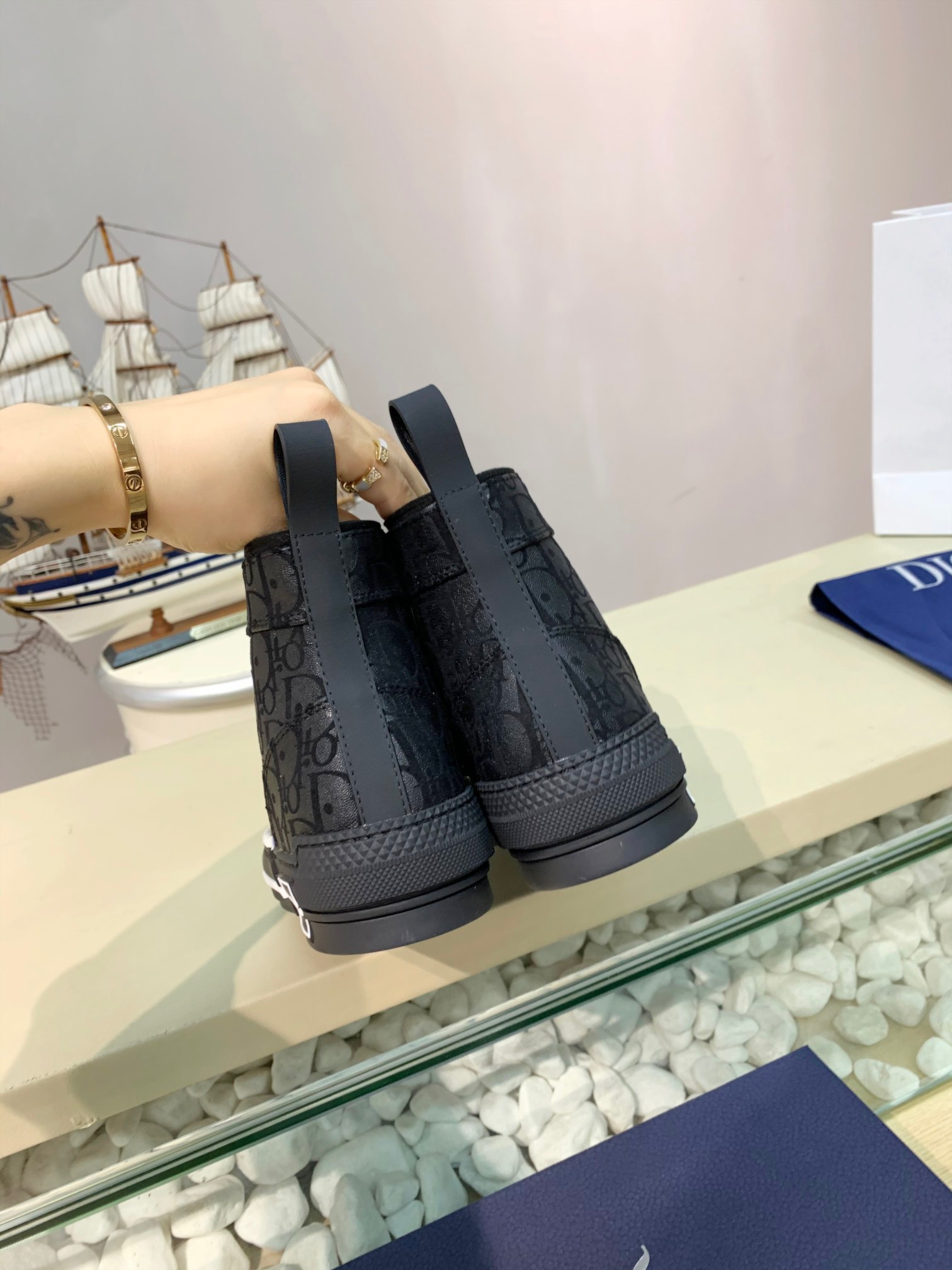 Men Women D*ior Top Sneakers