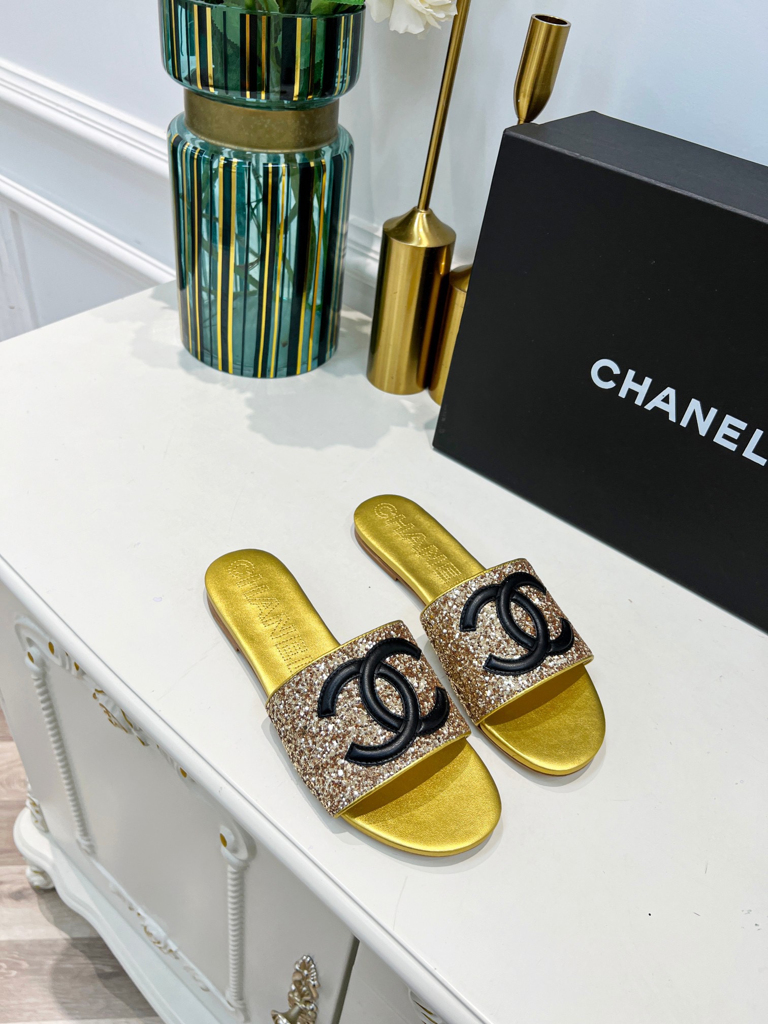 Women C*hanel Top Sandals