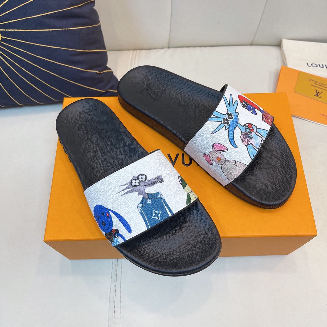 Men Women L*ouis V*uitton Top Slippers