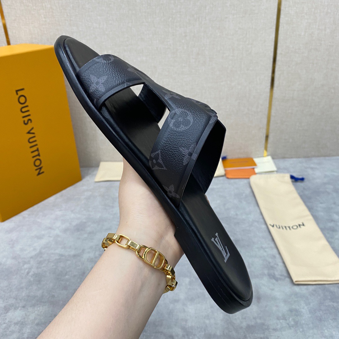 Men L*ouis V*uitton Top Slippers