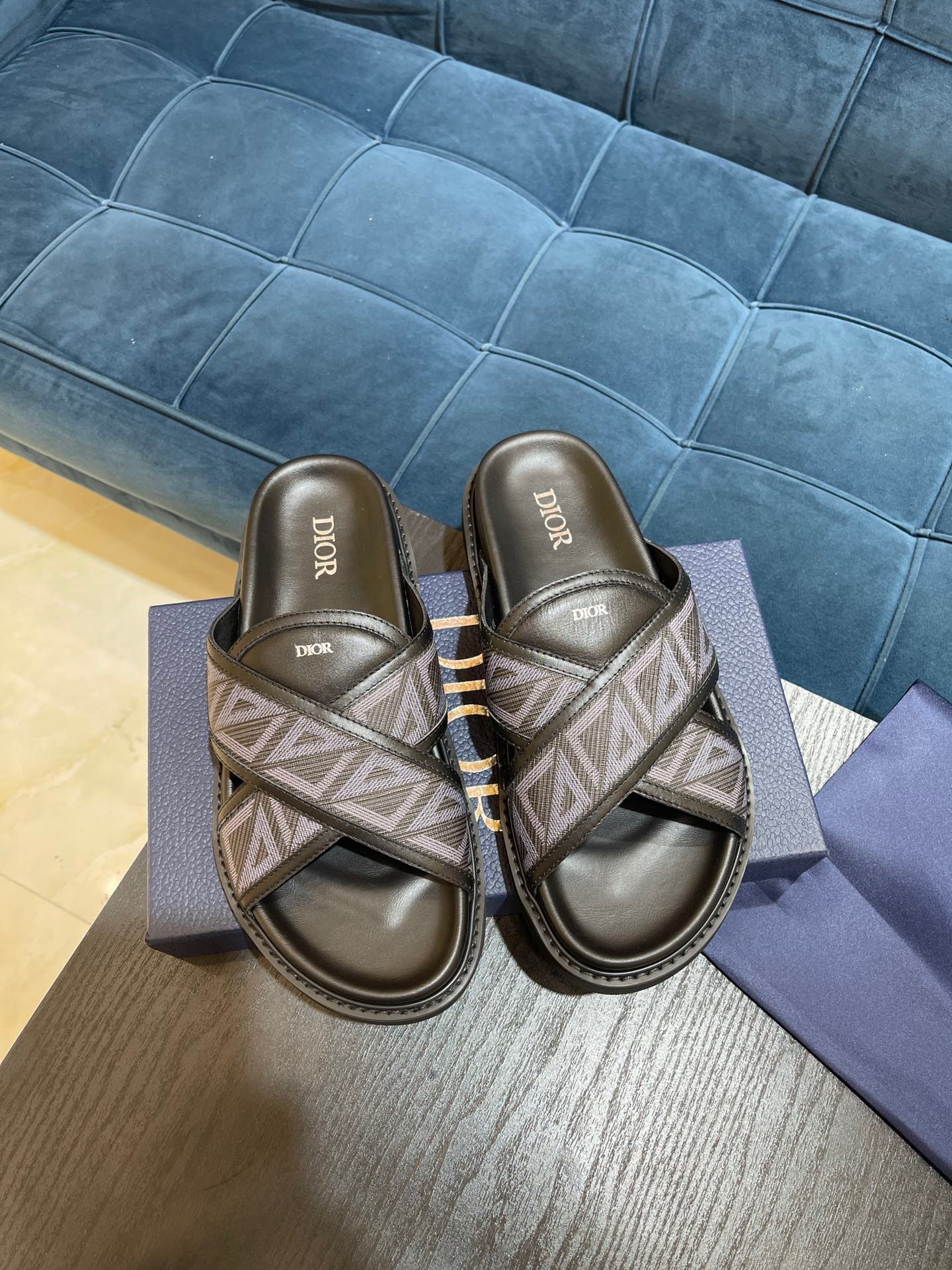 Men D*ior Top Quality slippers