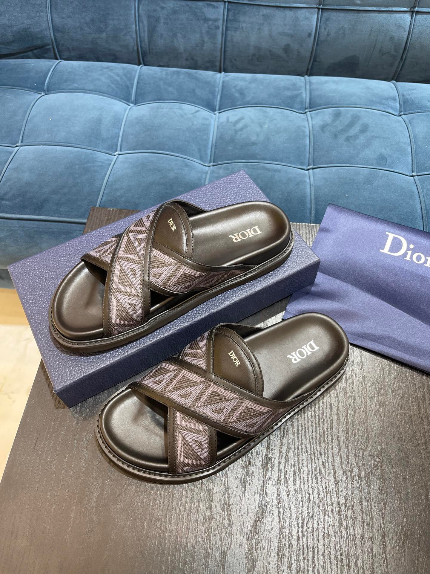 Men D*ior Top Quality slippers