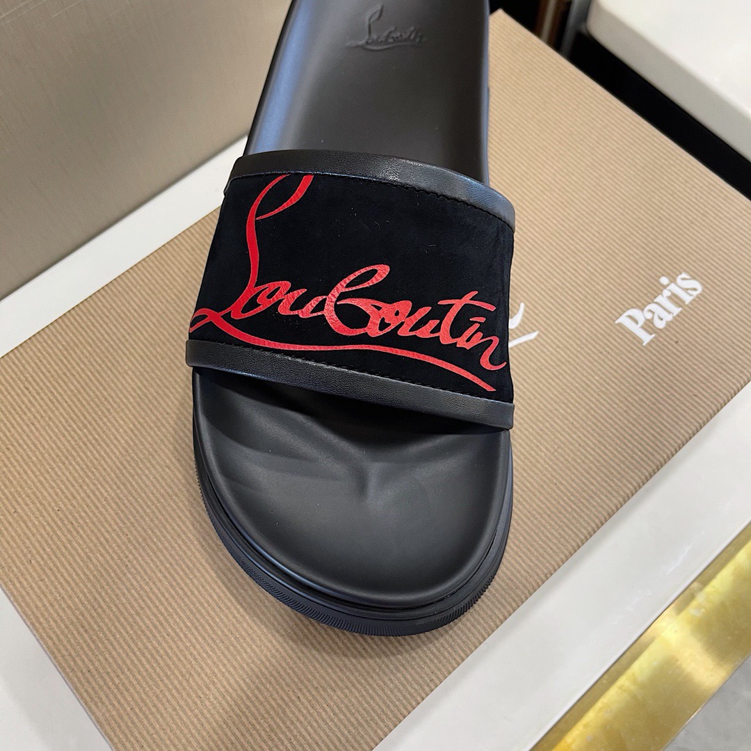 Men C*hristian L*ouboutin Top Quality slippers