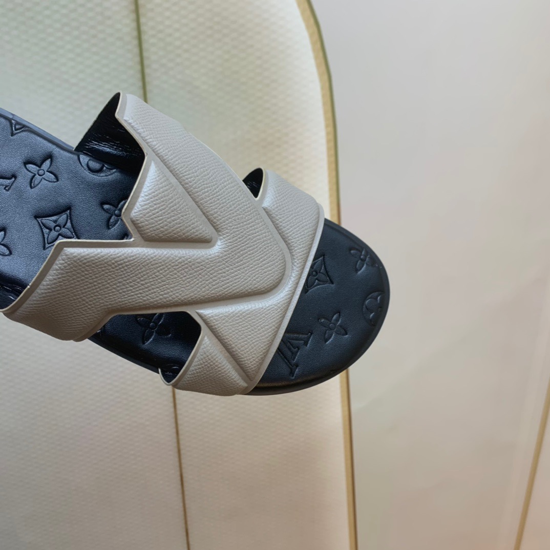 Men L*ouis V*uitton Top Slippers