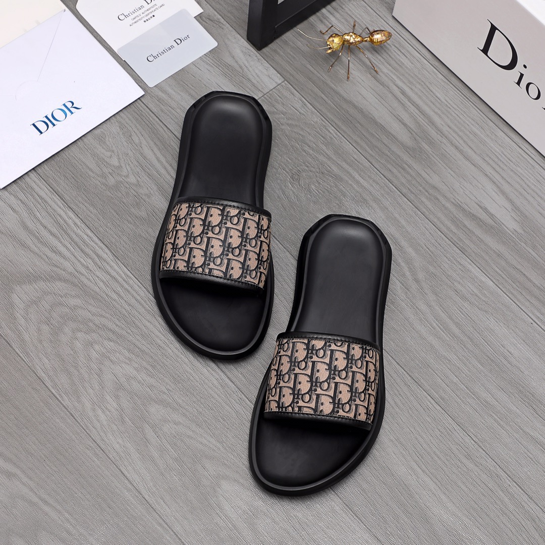 Men D*ior Top Quality slippers