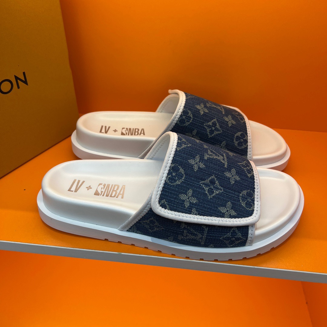 Men L*ouis V*uitton Top Slippers