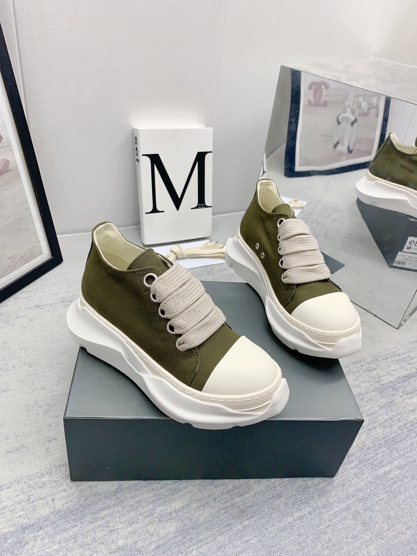 Men Women R*ick O*wens Top Sneaker