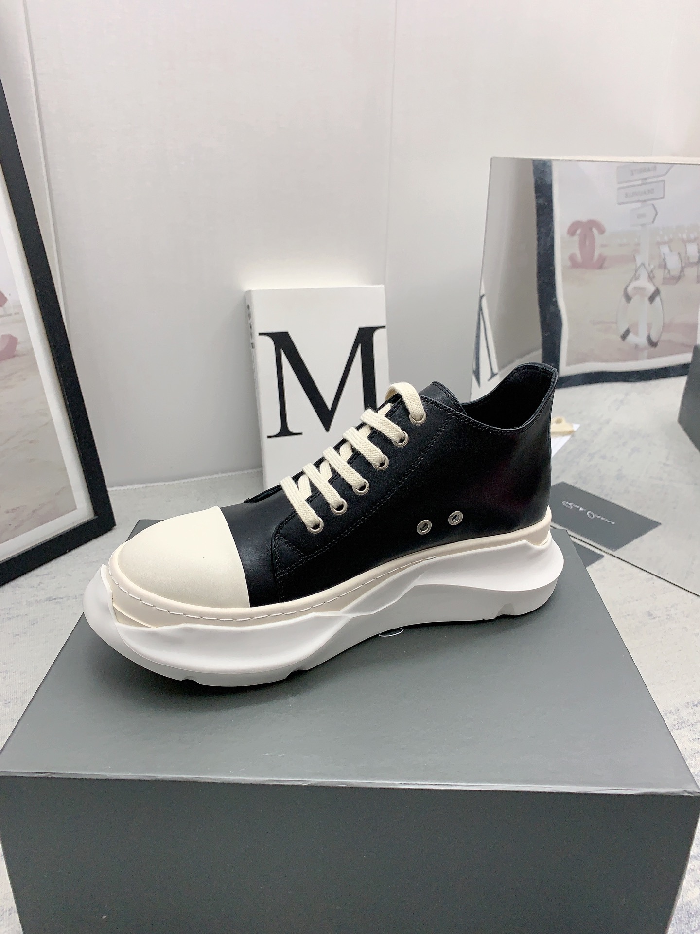 Men Women R*ick O*wens Top Sneaker