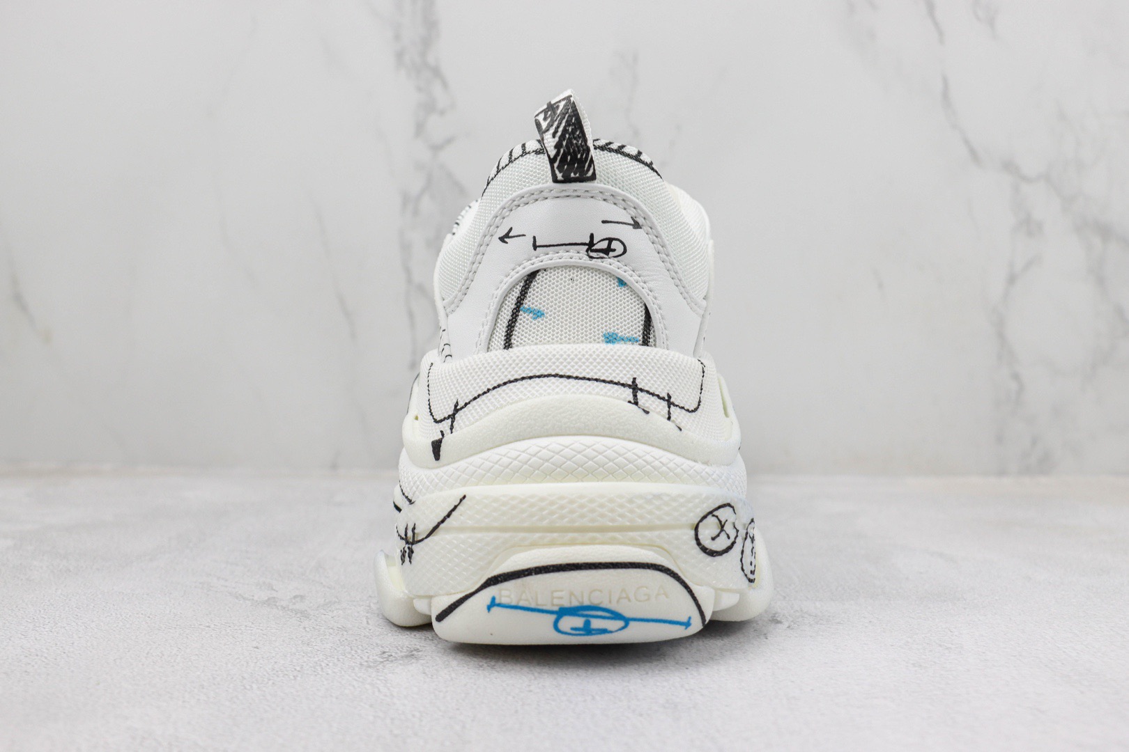 Men Women B*alenciaga Top Sneakers