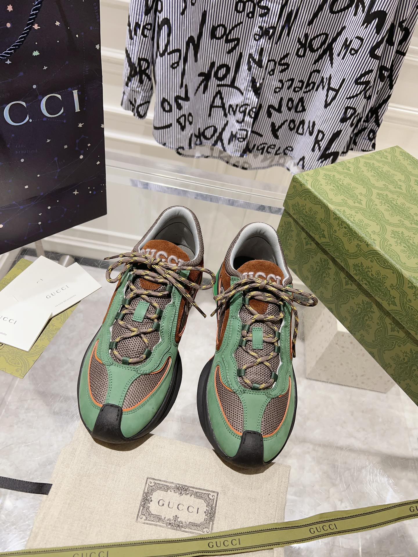 Men Women G*ucci Top Sneaker