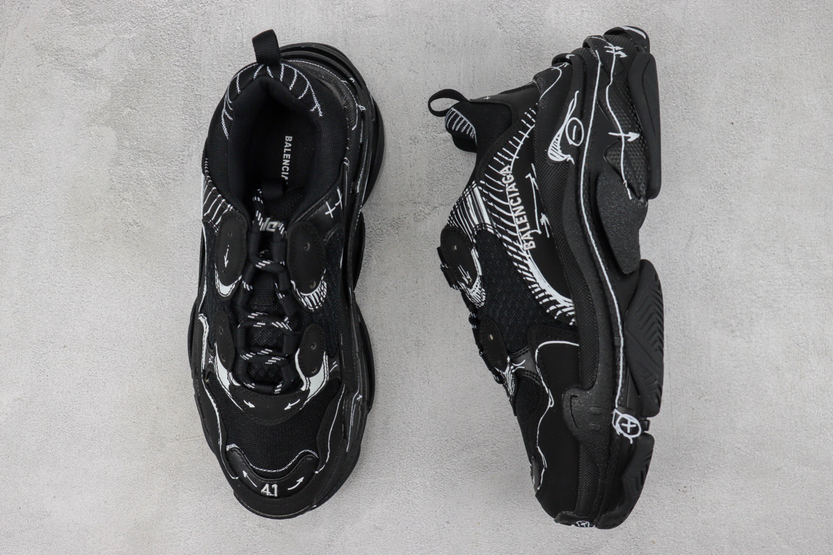 Men Women B*alenciaga Top Sneakers