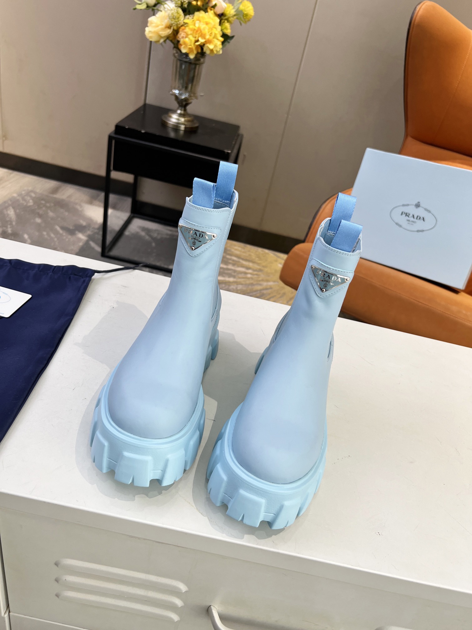 Women P*rada Top Sneakers