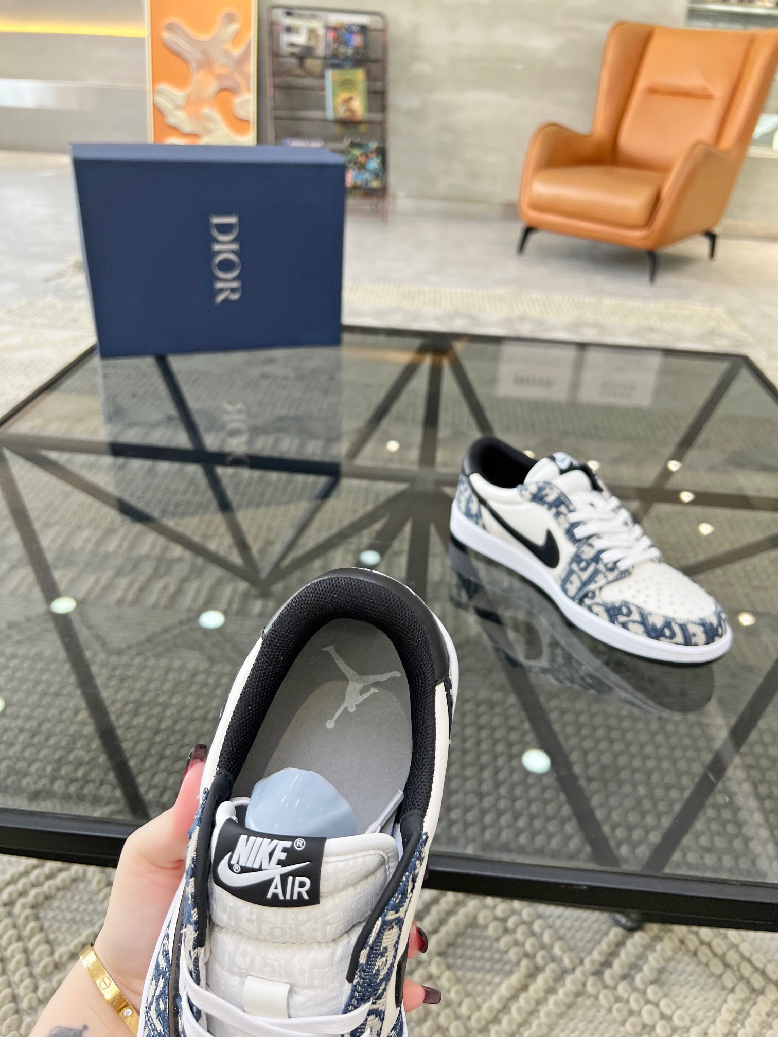 Men D*ior Top Sneakers