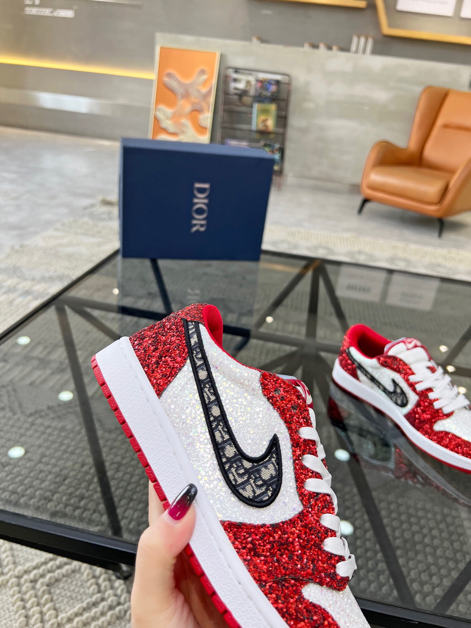 Men D*ior Top Sneakers