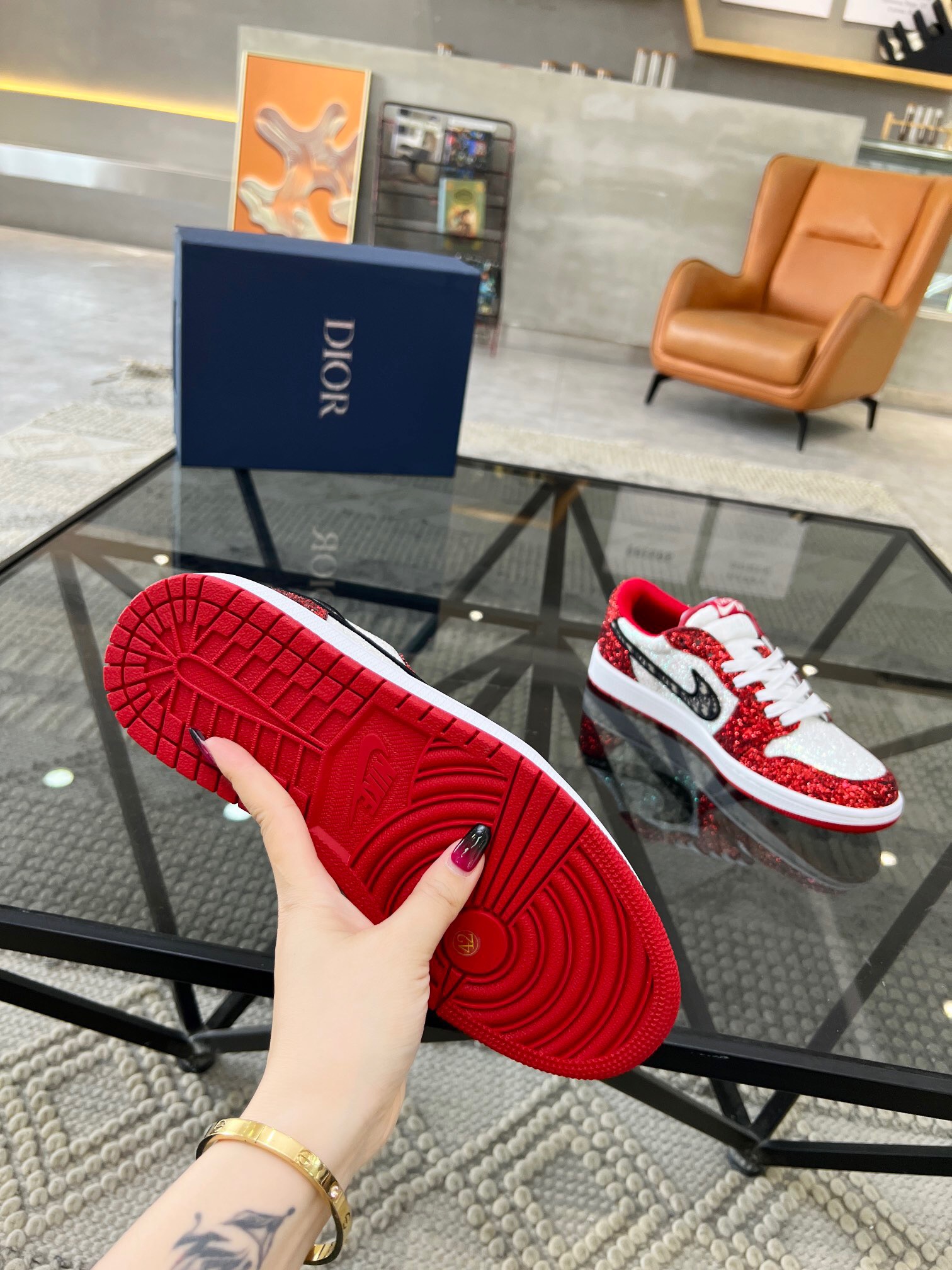 Men D*ior Top Sneakers