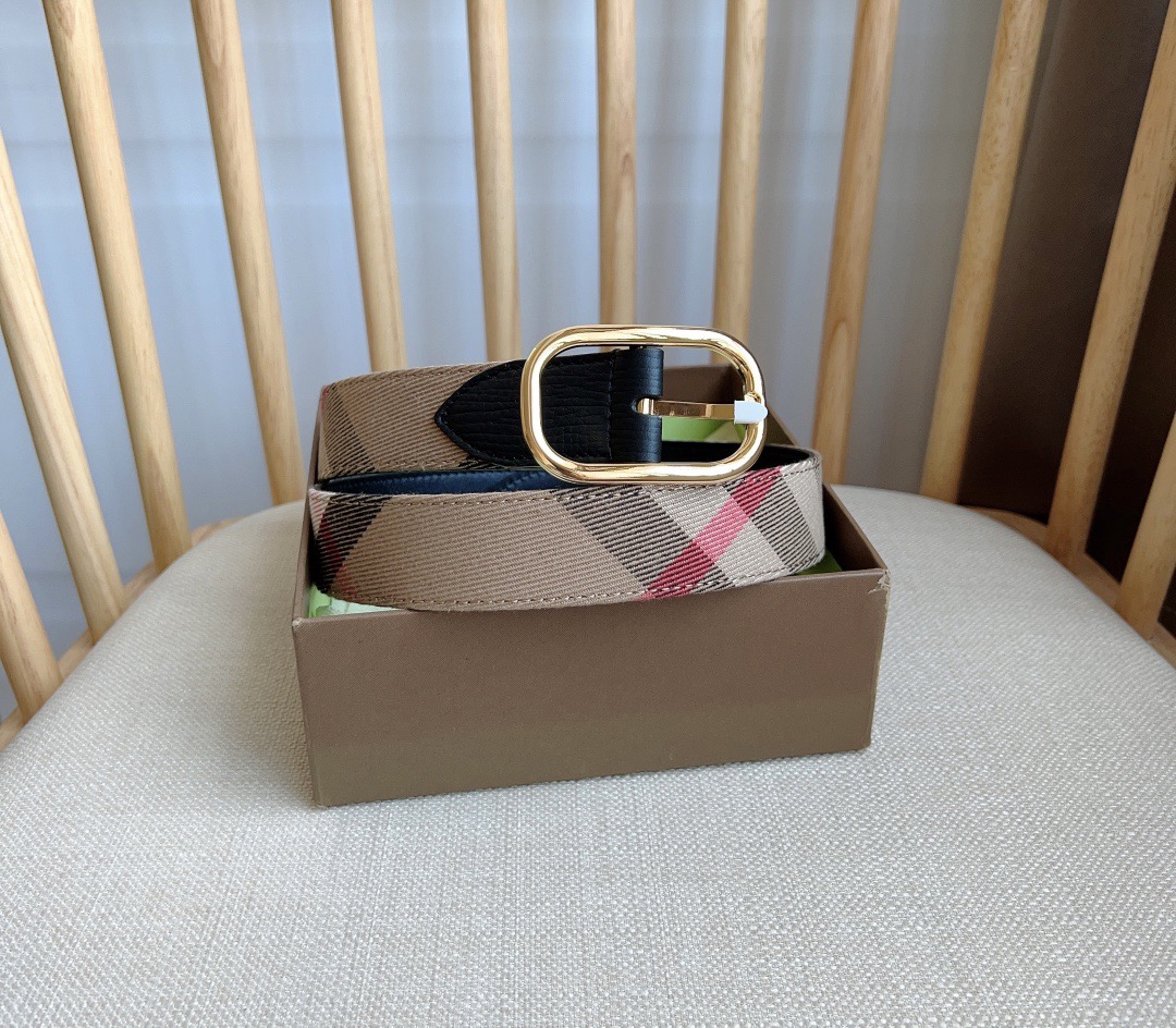 B.urberrry Belts Top Quality 30MM