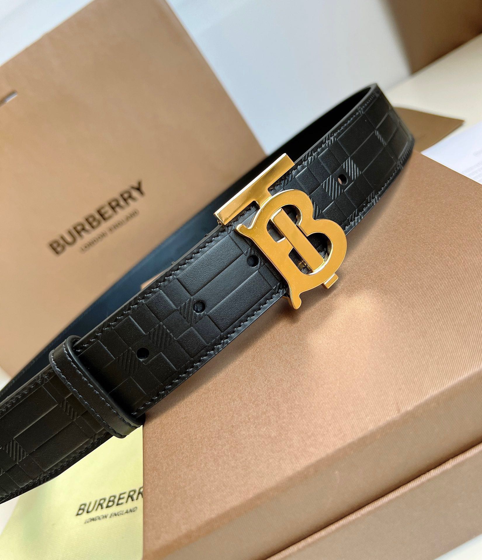 B.urberrry Belts Top Quality 35MM