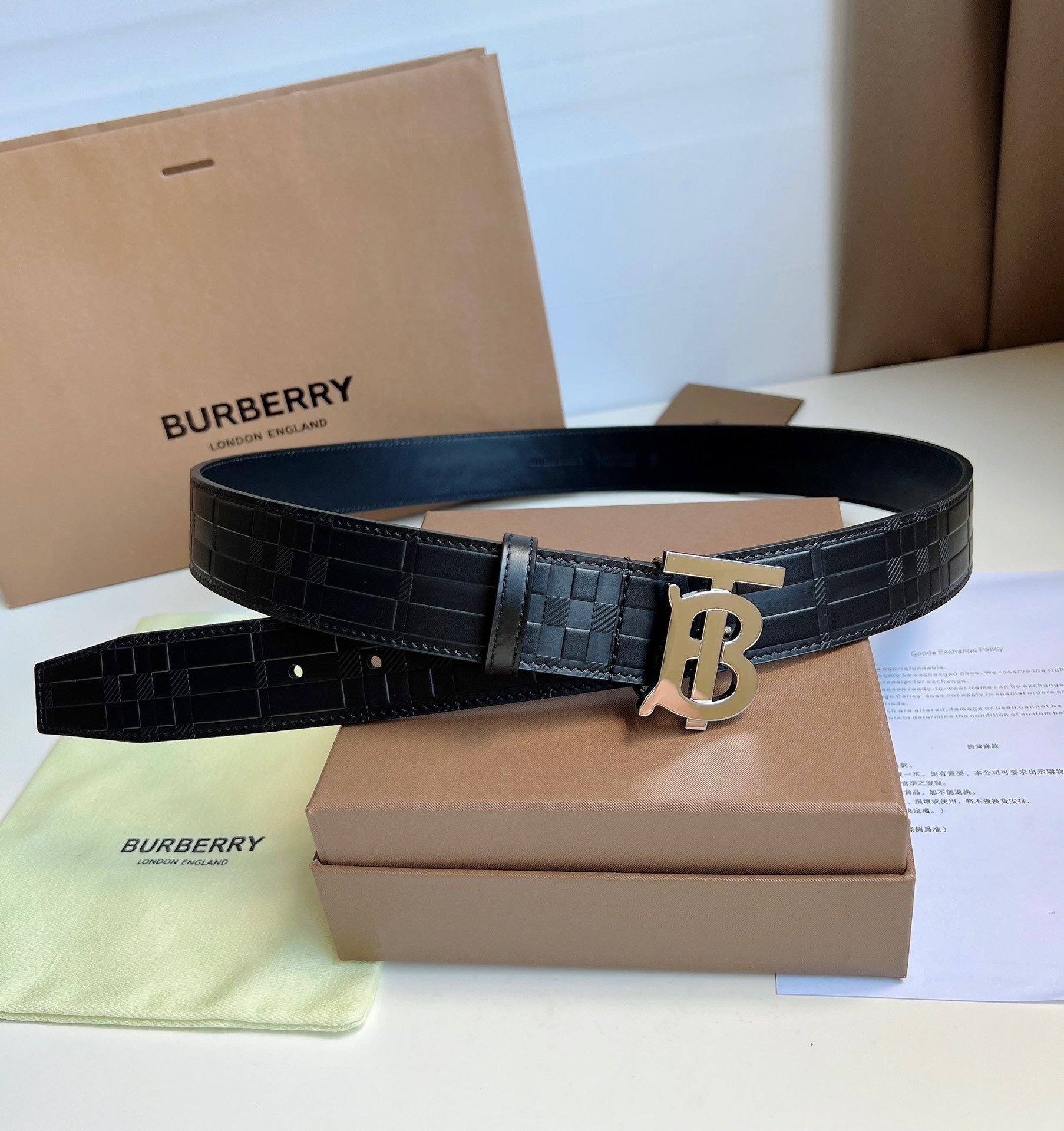 B.urberrry Belts Top Quality 35MM
