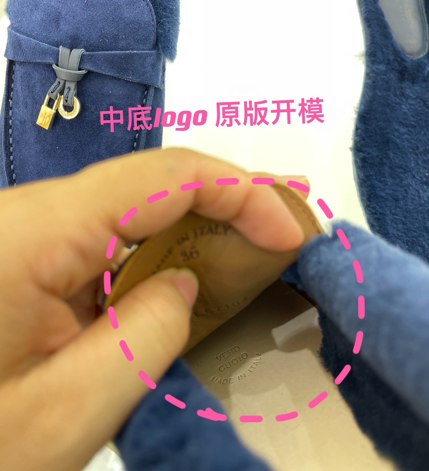 Women L*oro P*iana Top Loafer ()