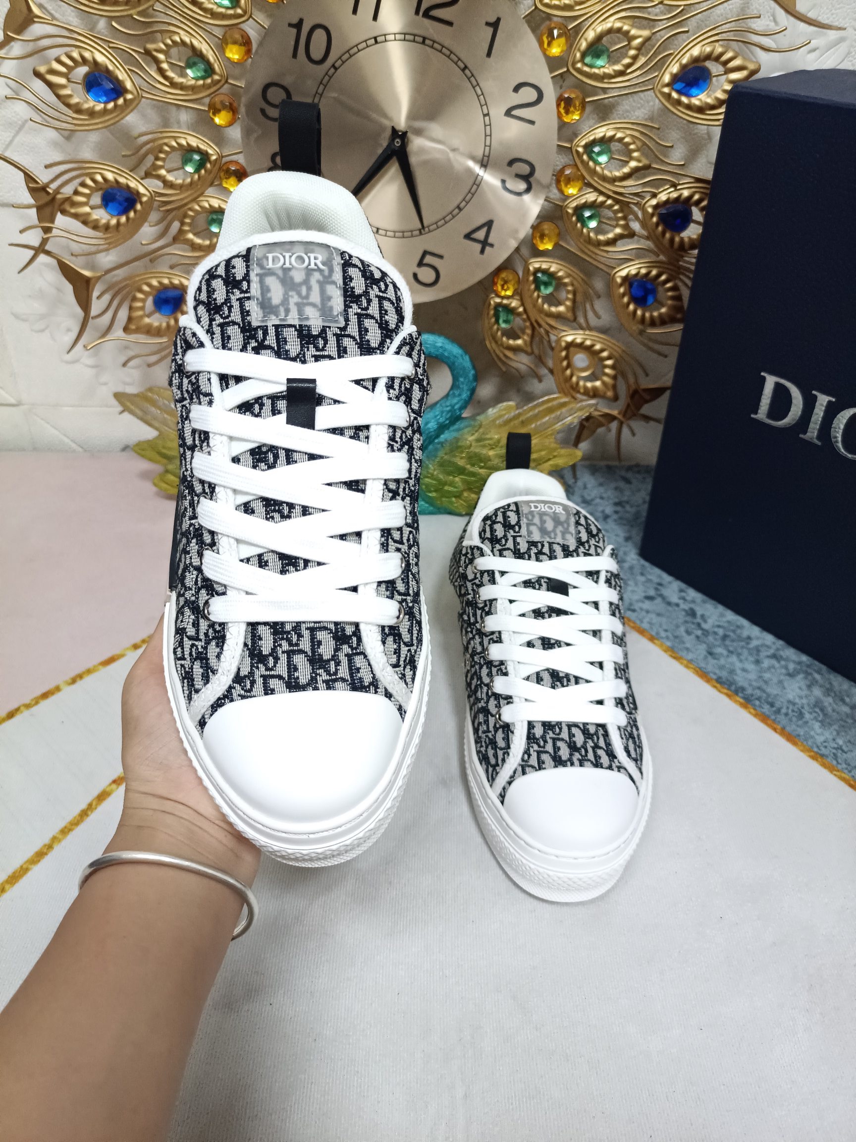 Men Women D*ior Top Sneaker