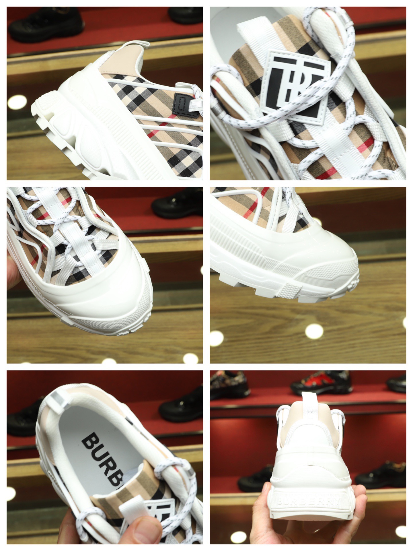 Men B*urberry Top Sneaker Maikesneakers