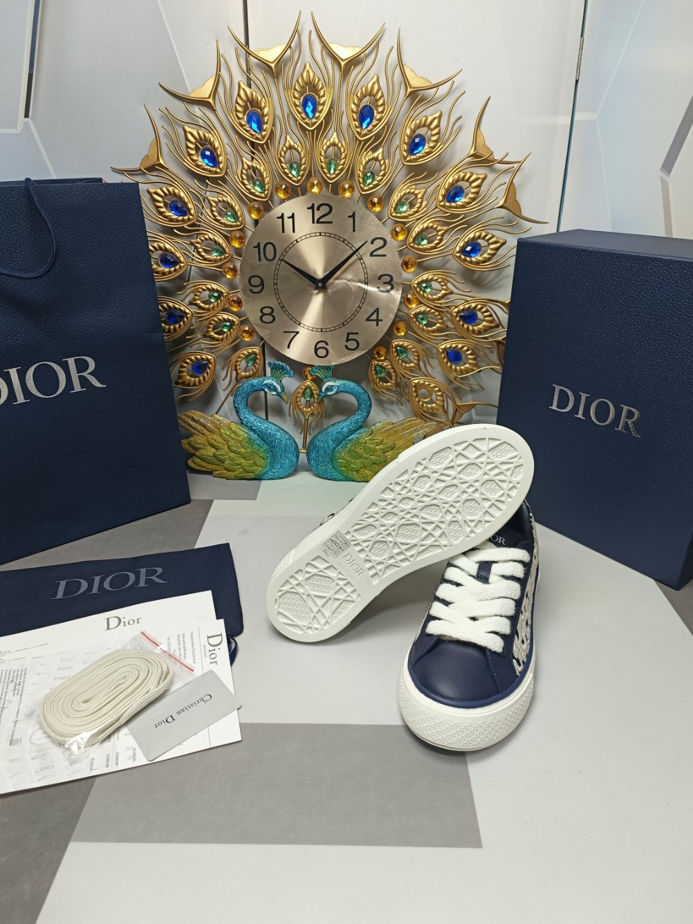 Men Women D*ior Top Sneaker