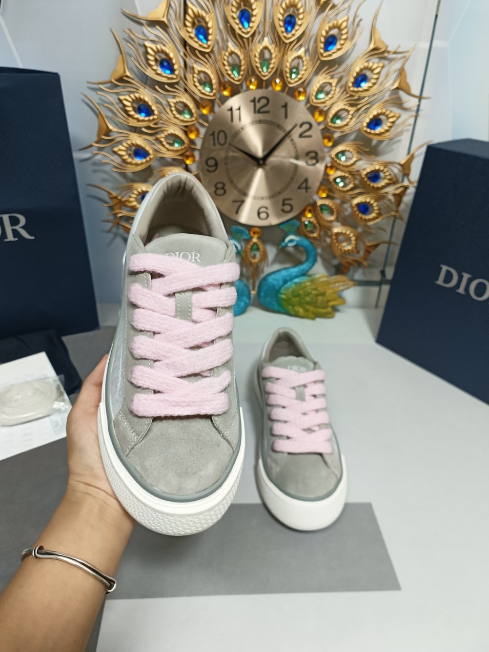 Men Women D*ior Top Sneaker