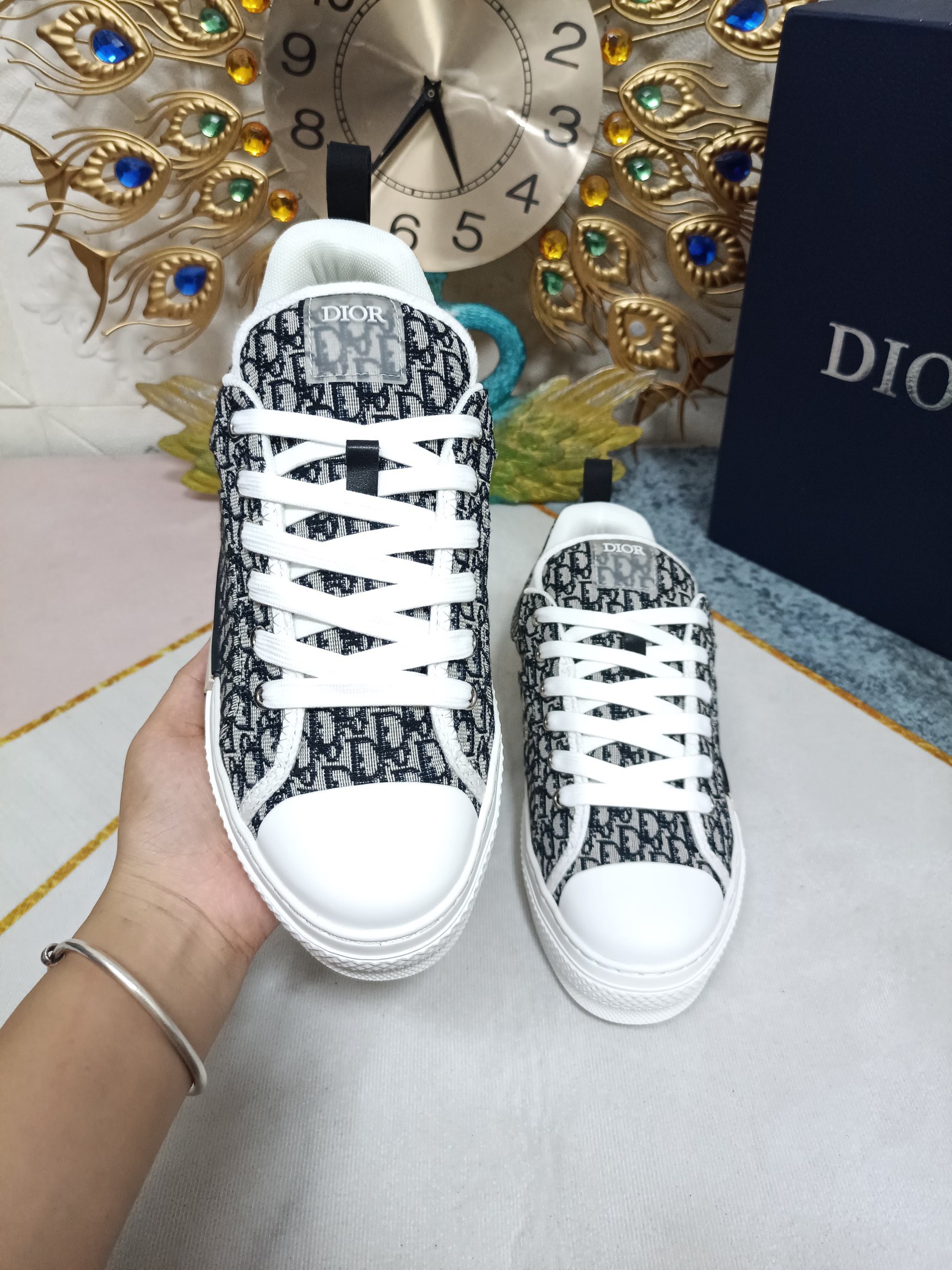 Men Women D*ior Top Sneaker
