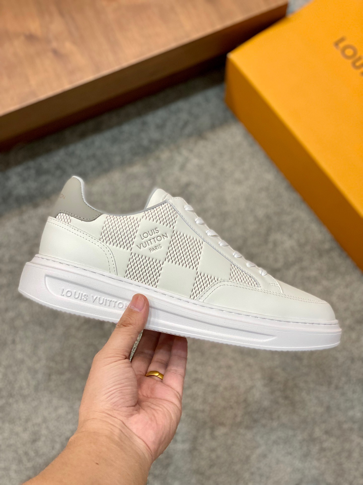 Men L*ouis V*uitton Top Sneaker