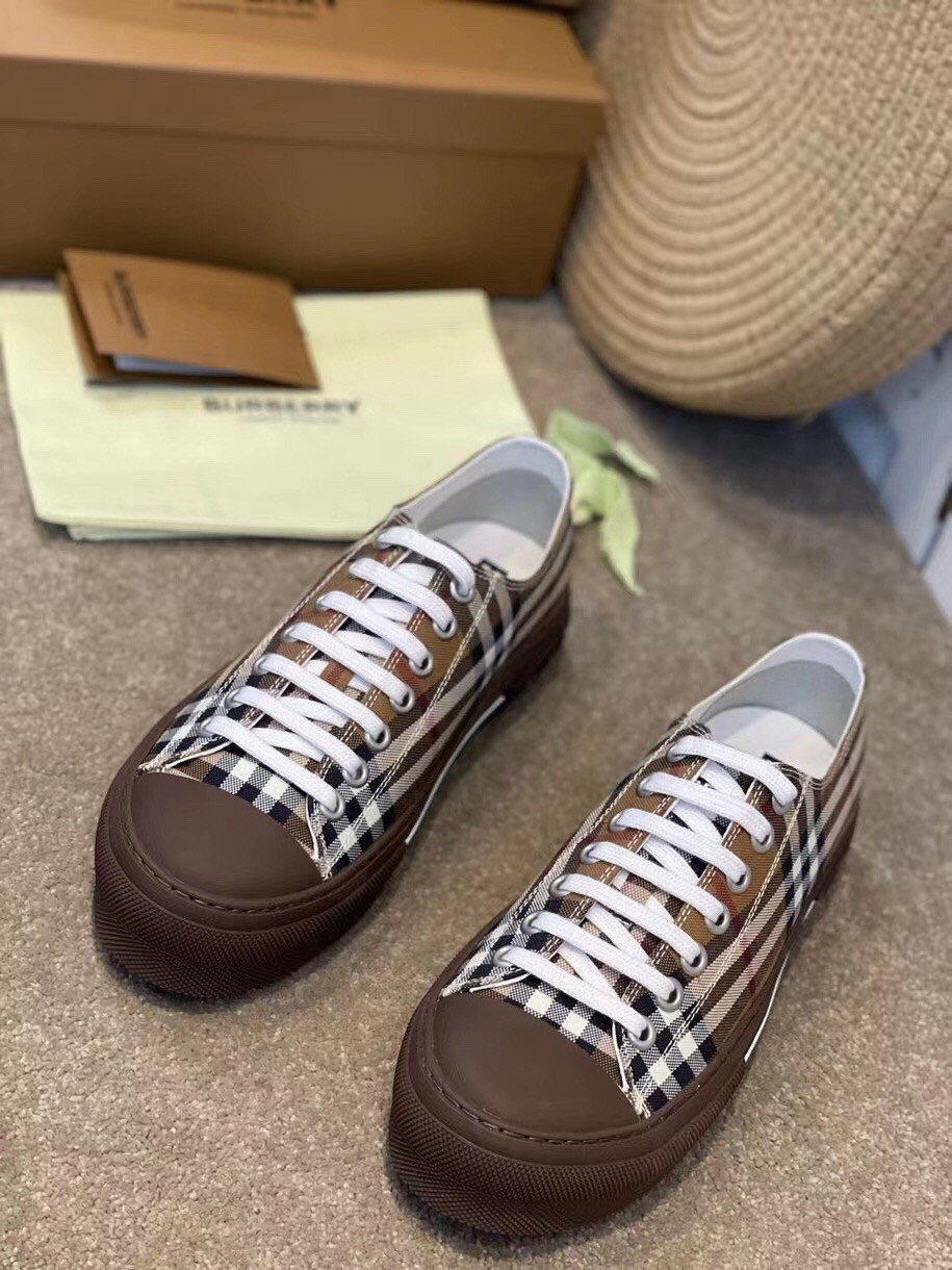 Men Women B*urberry Top Sneaker