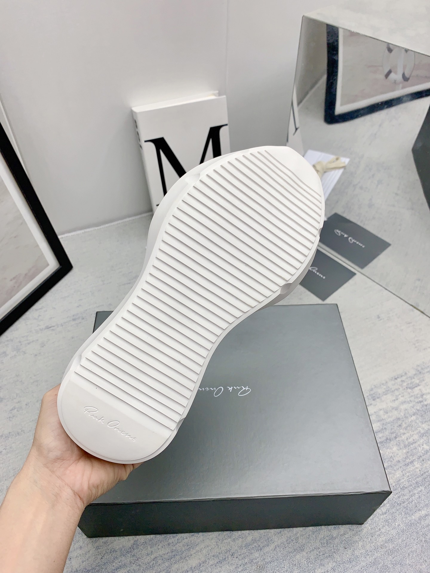 Men Women R*ick O*wens Top Sneaker