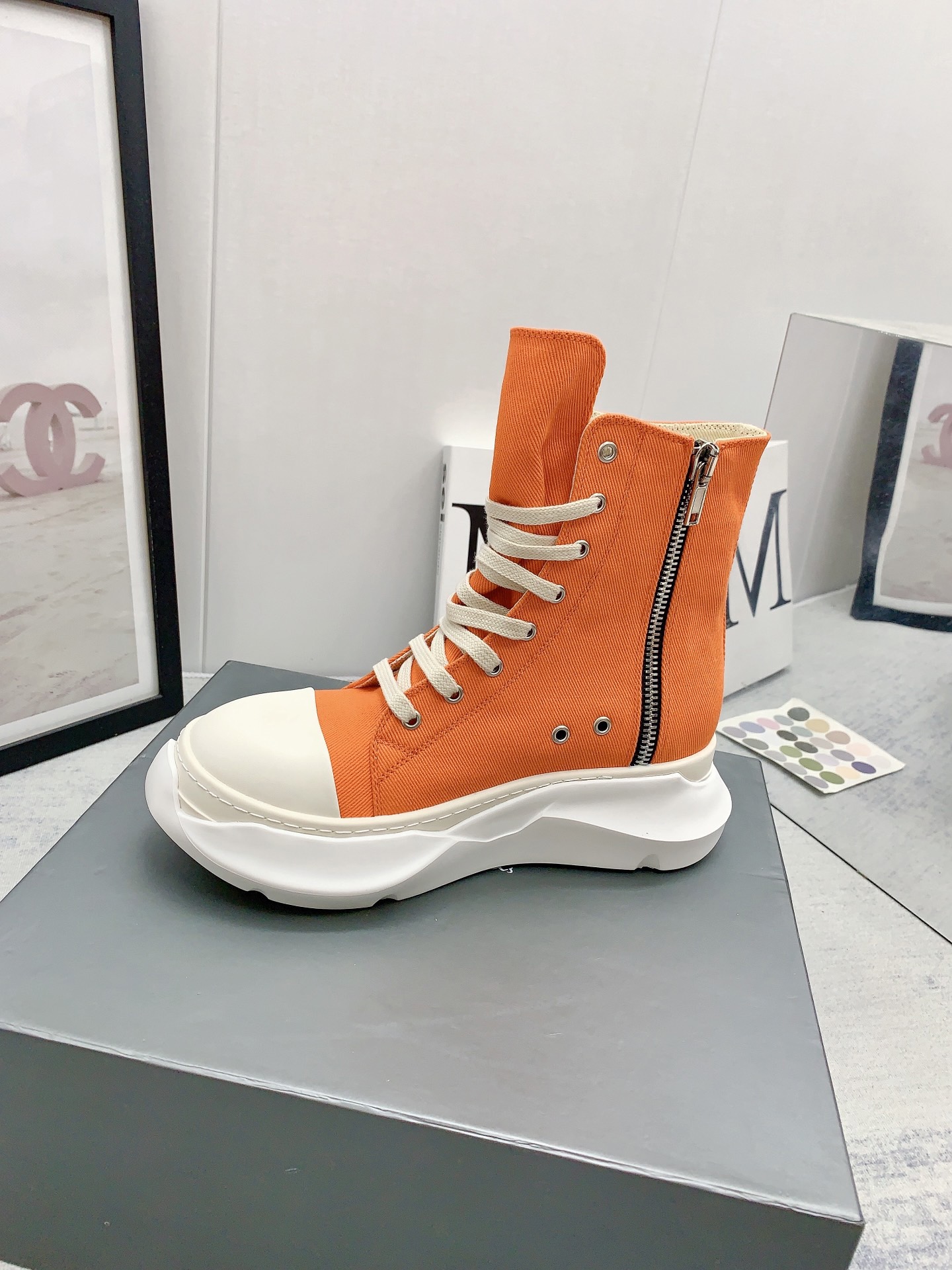 Men Women R*ick O*wens Top Sneaker