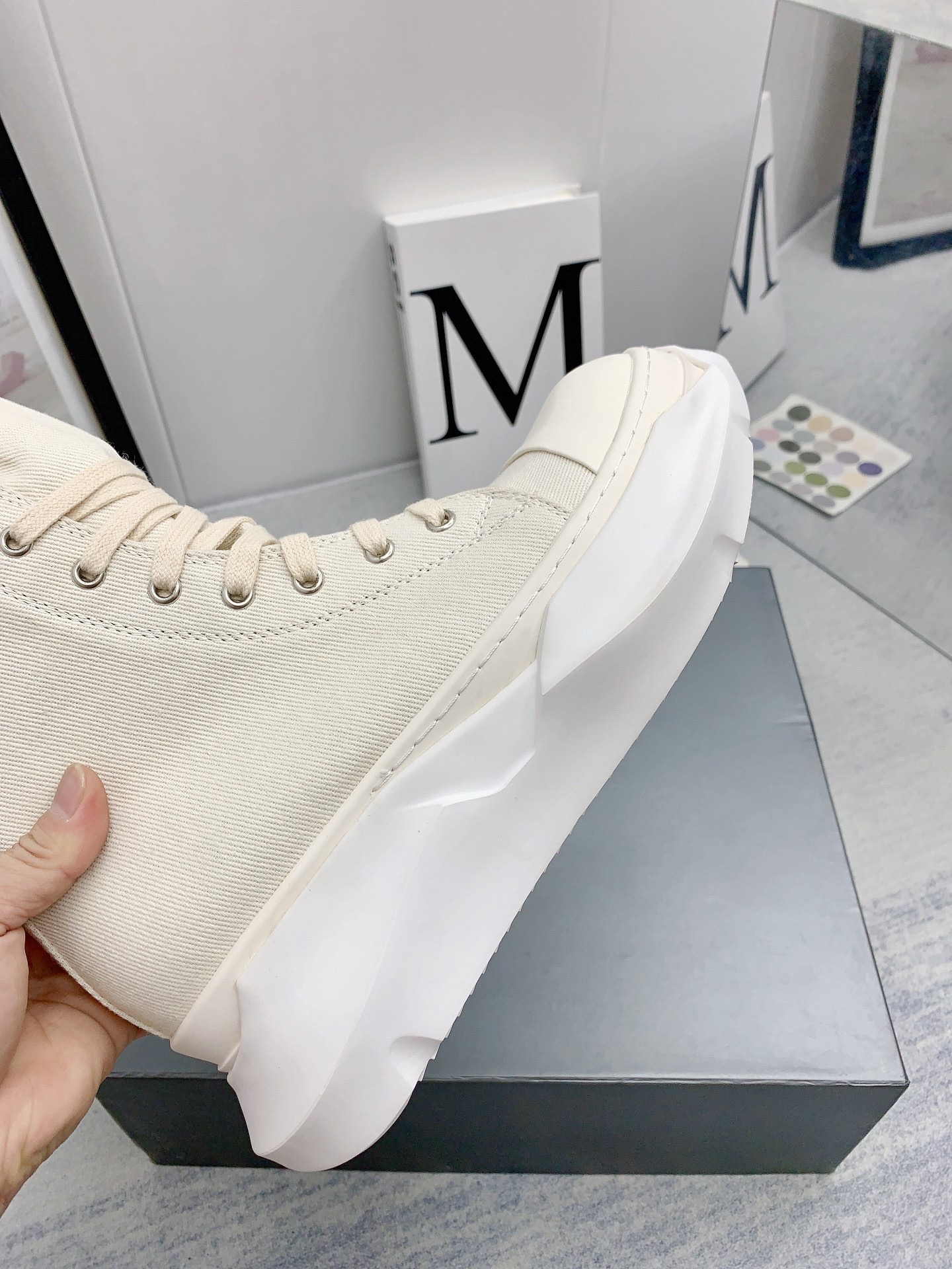 Men Women R*ick O*wens Top Sneaker