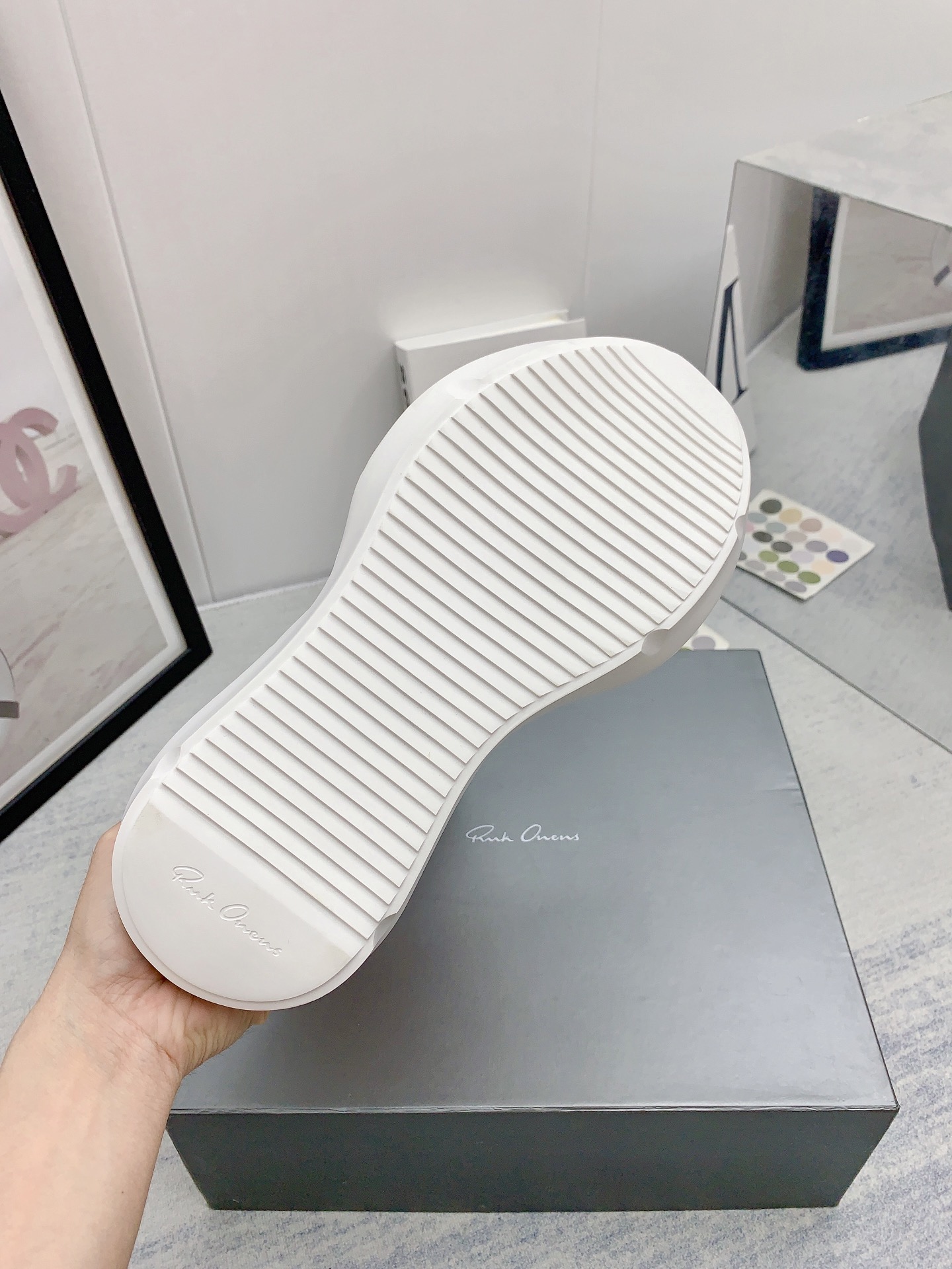 Men Women R*ick O*wens Top Sneaker