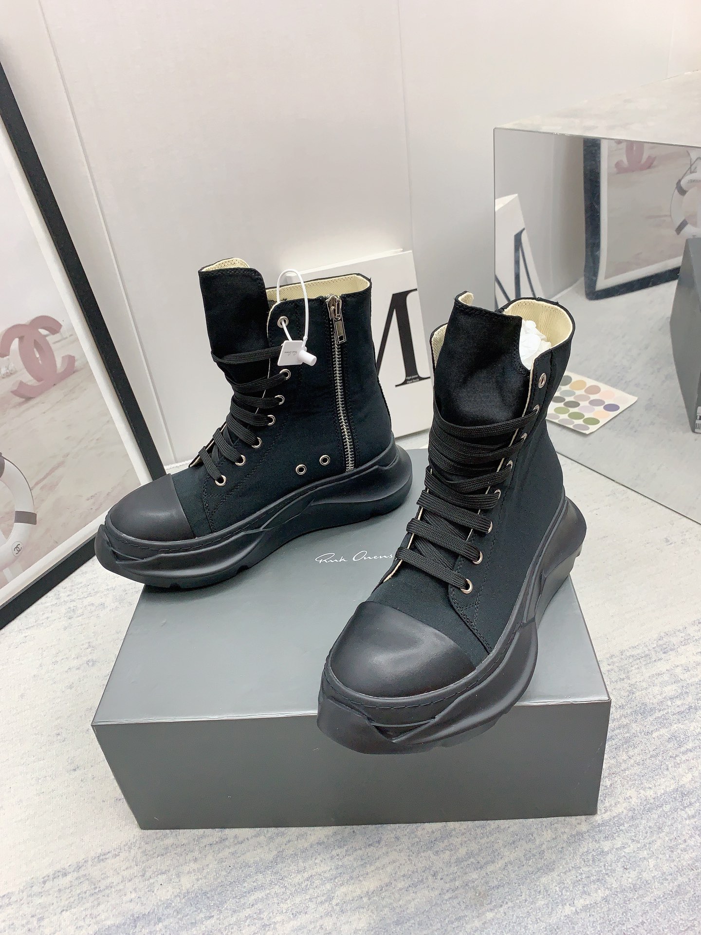 Men Women R*ick O*wens Top Sneaker