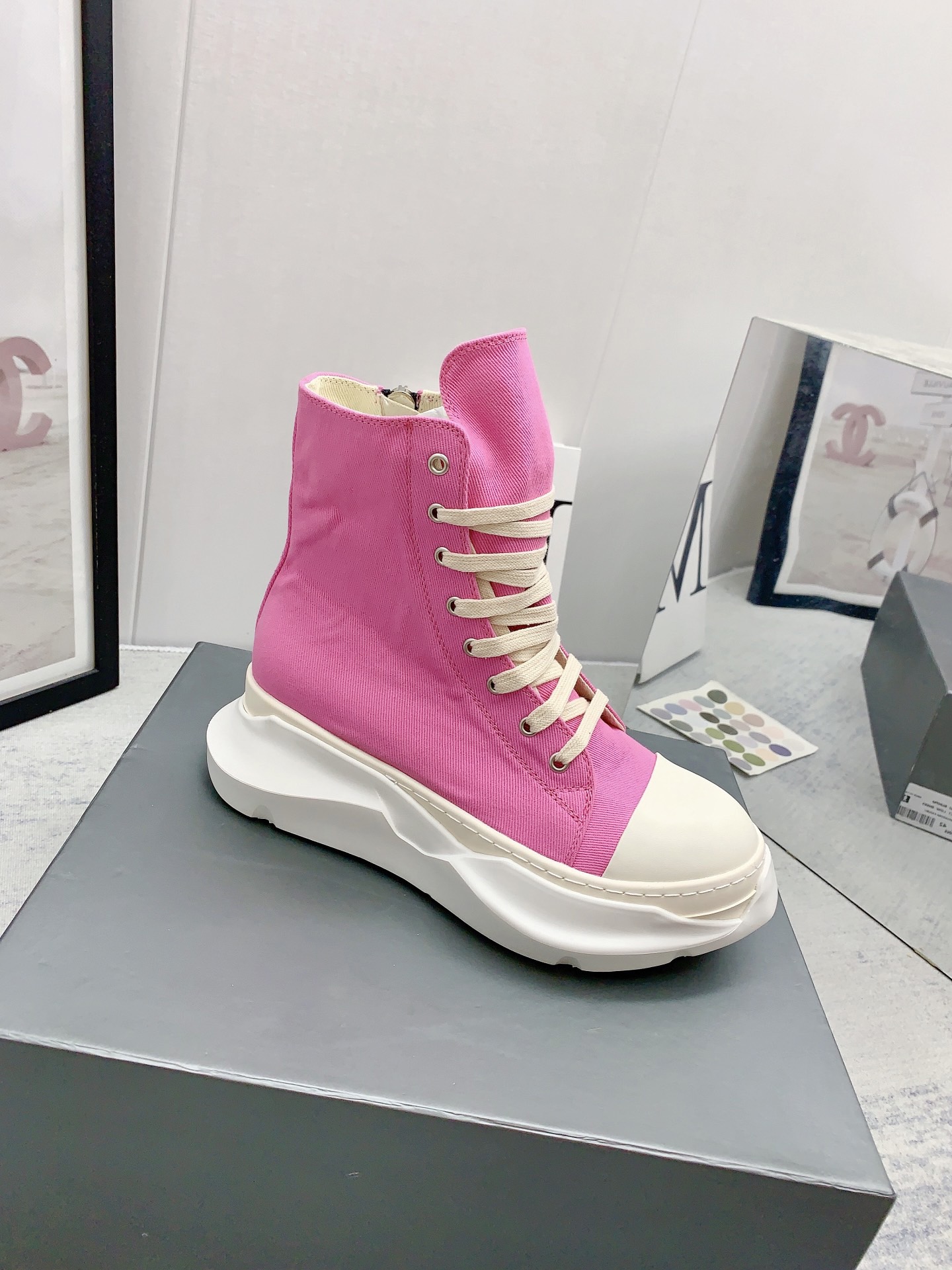 Men Women R*ick O*wens Top Sneaker